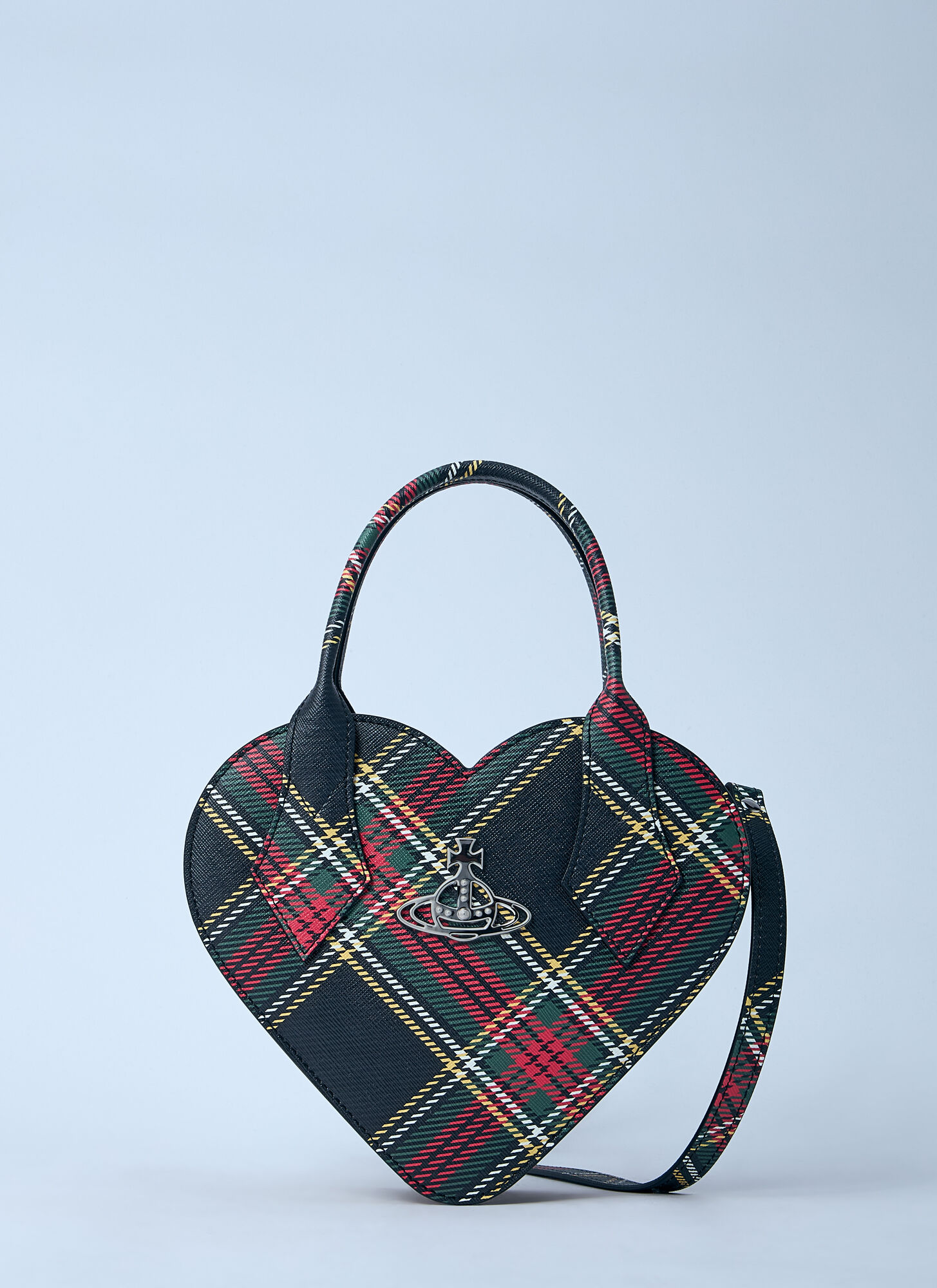 Vivienne Westwood Borsa A Mano Josephine Heart In Similpelle Stampata Donna