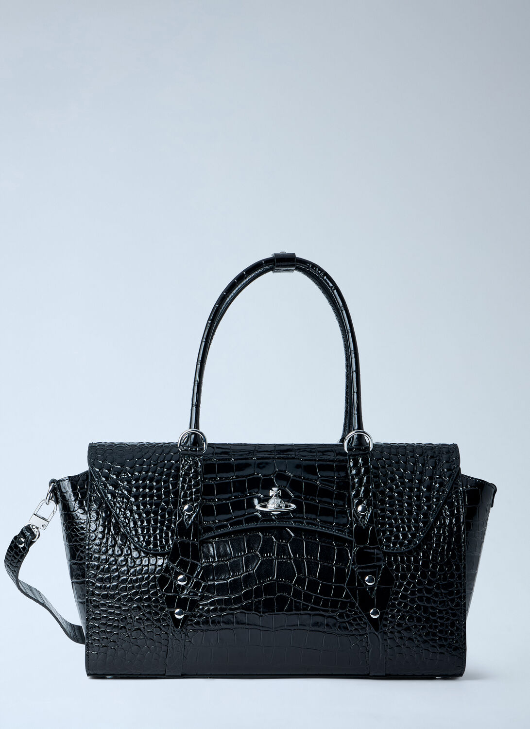 Vivienne Westwood Medium Bettina Handbag In Black