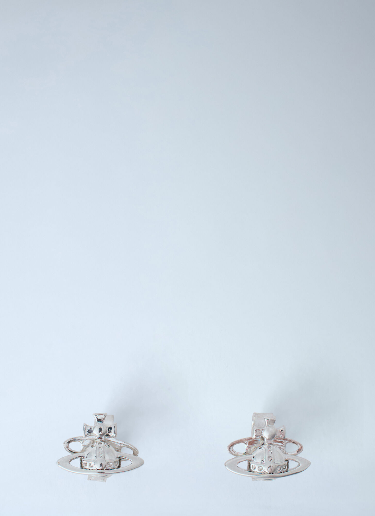 Vivienne Westwood Unisex Silver Lorelei Stud Earrings - Jewellery One Size