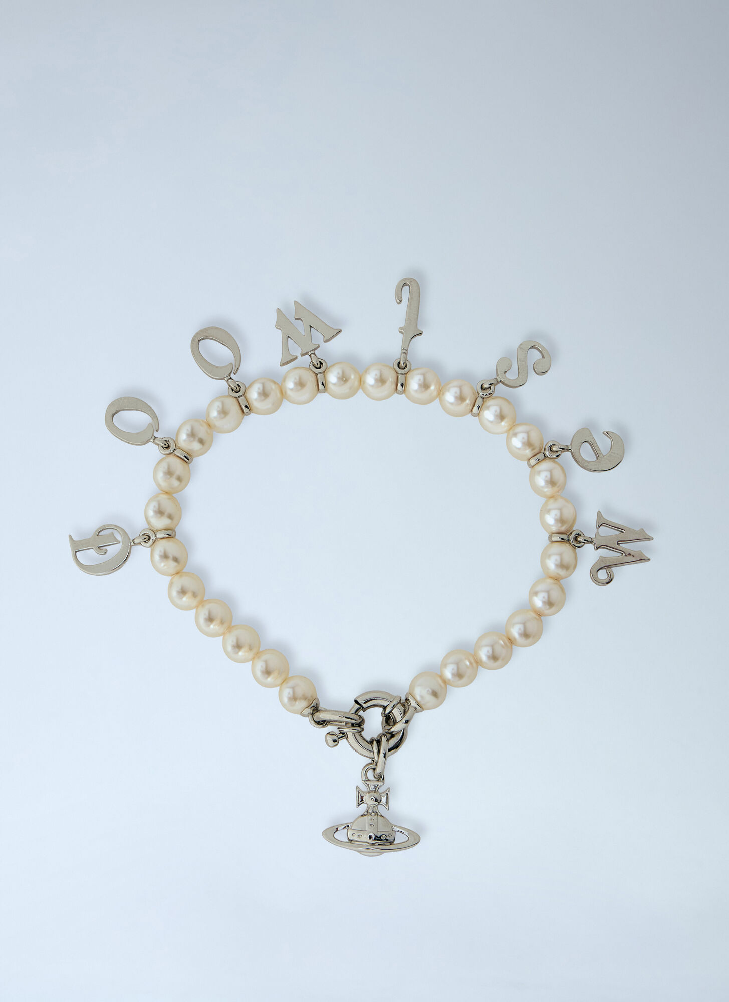 Vivienne Westwood Women's Silver Leanne Twin Set Bracelet - Woman Jewellery One Size