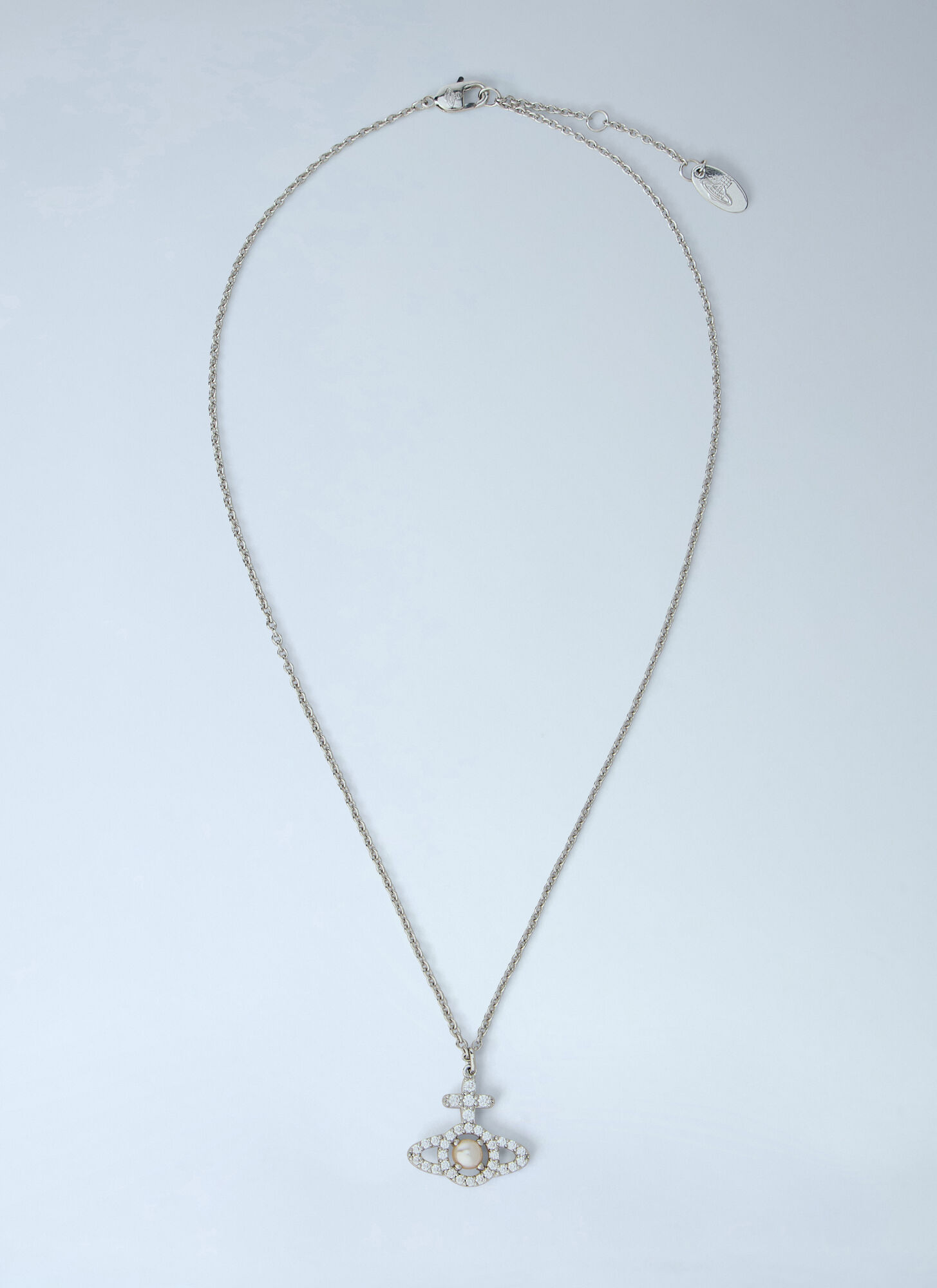 Vivienne Westwood Women's Silver Olympia Pearl Pendant - Woman Jewellery One Size
