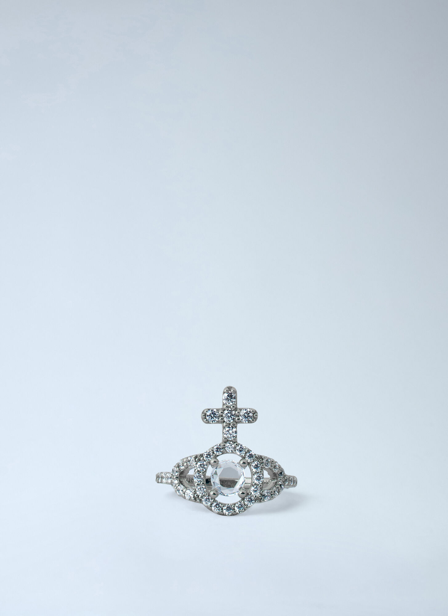 Vivienne Westwood Unisex Silver Olympia Ring - Jewellery M