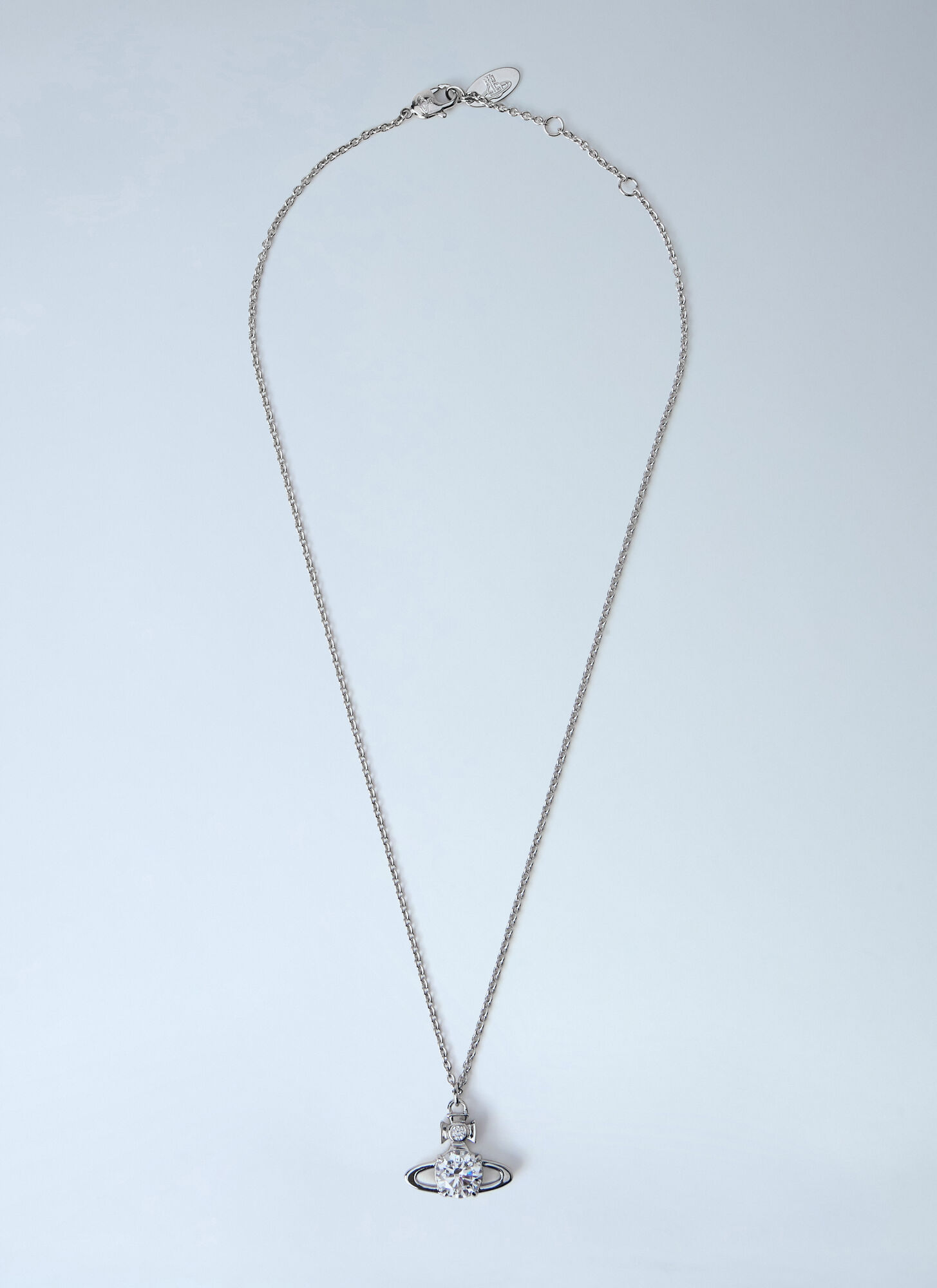 Vivienne Westwood Unisex Silver Agnatha Bas Relief Pendant Necklace - Jewellery One Size