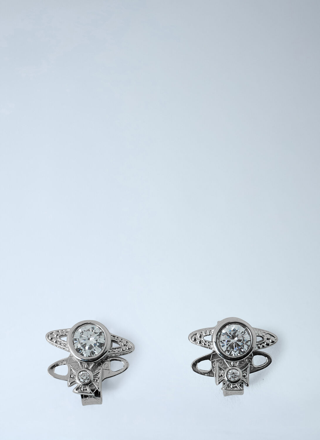 Vivienne Westwood London Orb Earrings In Silver