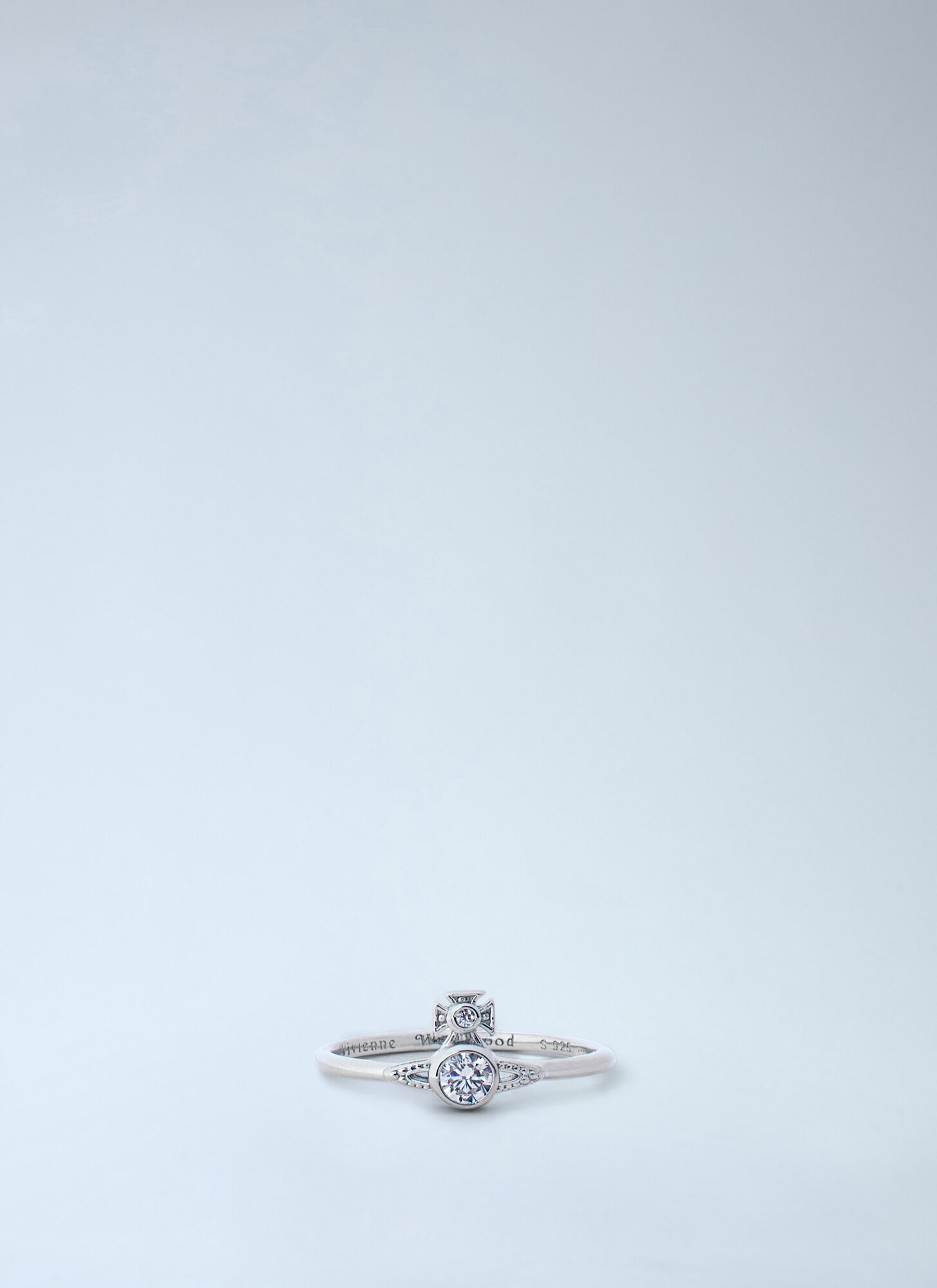 Vivienne Westwood Women's Silver London Orb Ring - Woman Jewellery M