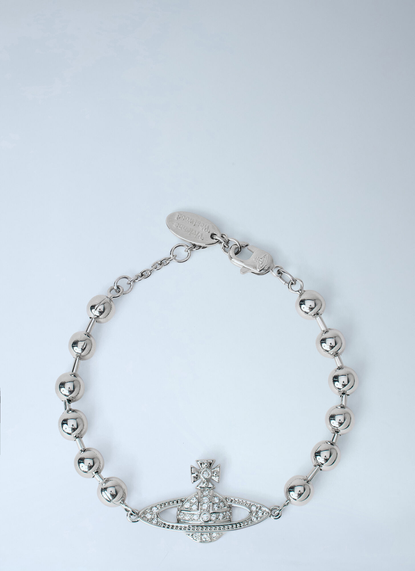 Vivienne Westwood Women's Silver Thames Mini Bas Relief Bracelet - Woman Jewellery One Size