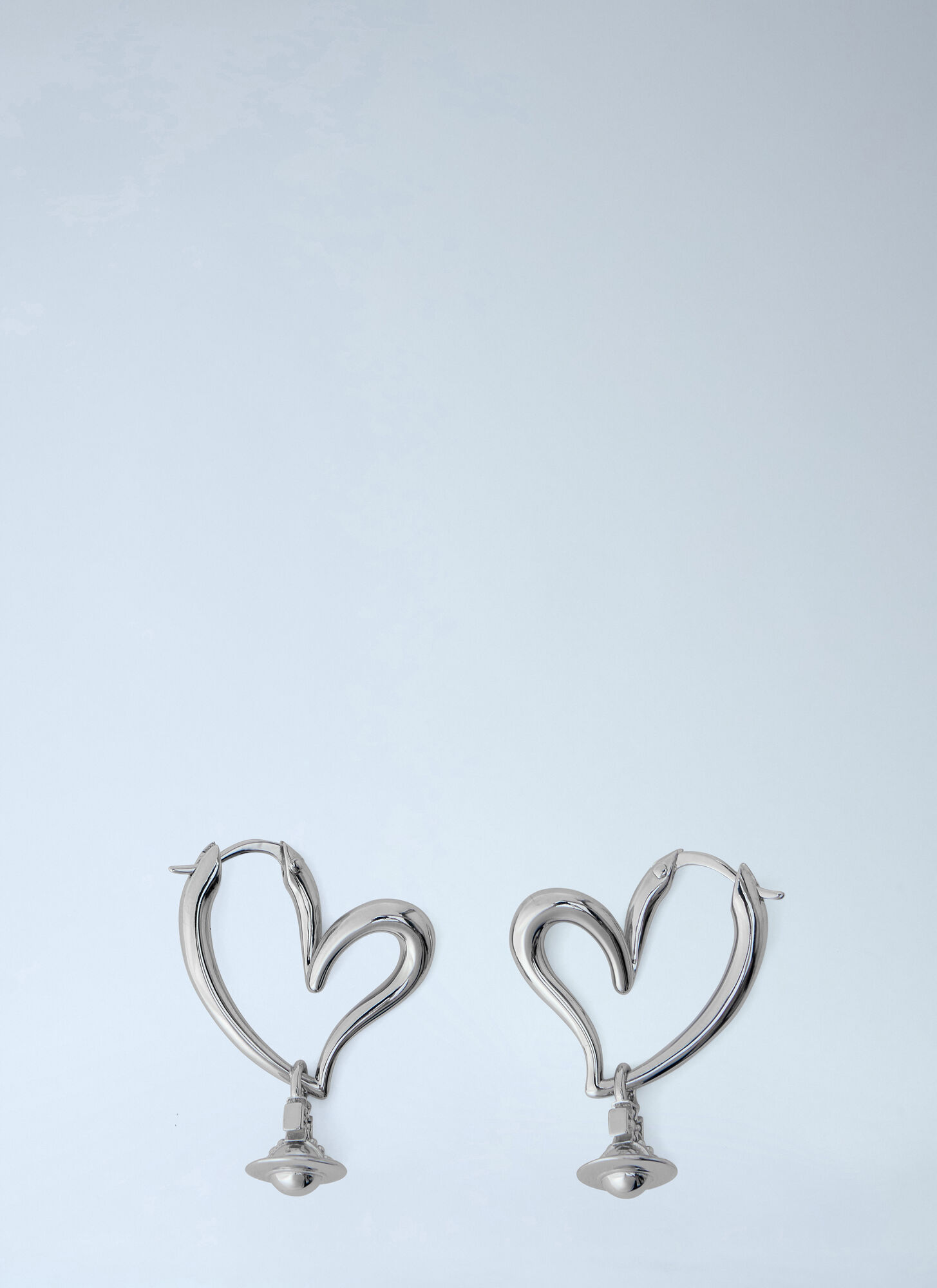 Vivienne Westwood Unisex Silver Emily Earrings - Jewellery One Size