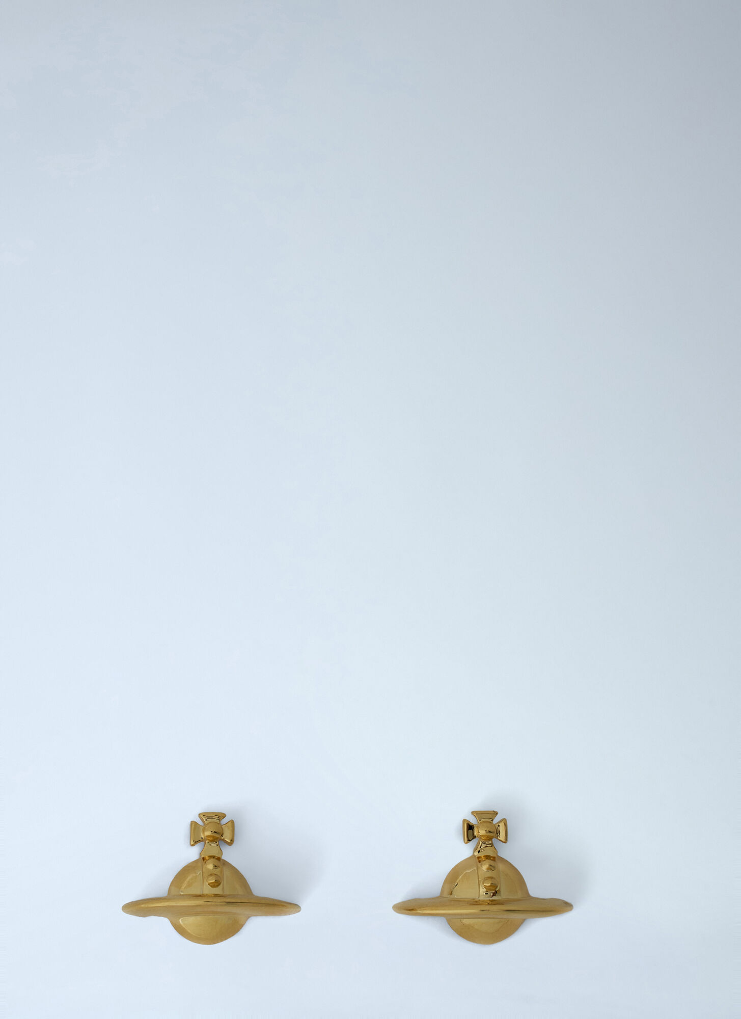 Vivienne Westwood Women's Gold Solid Orb Earrings - Woman Jewellery One Size