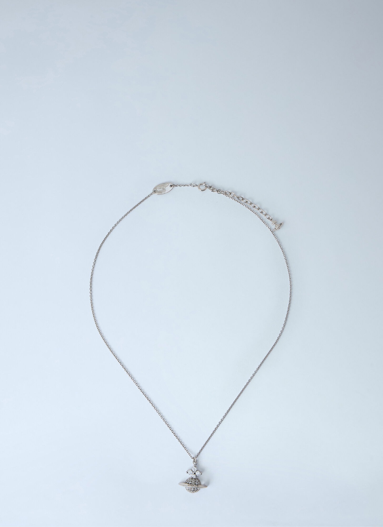 Vivienne Westwood Tiziana Long Pendant - Woman Jewellery Silver One Size