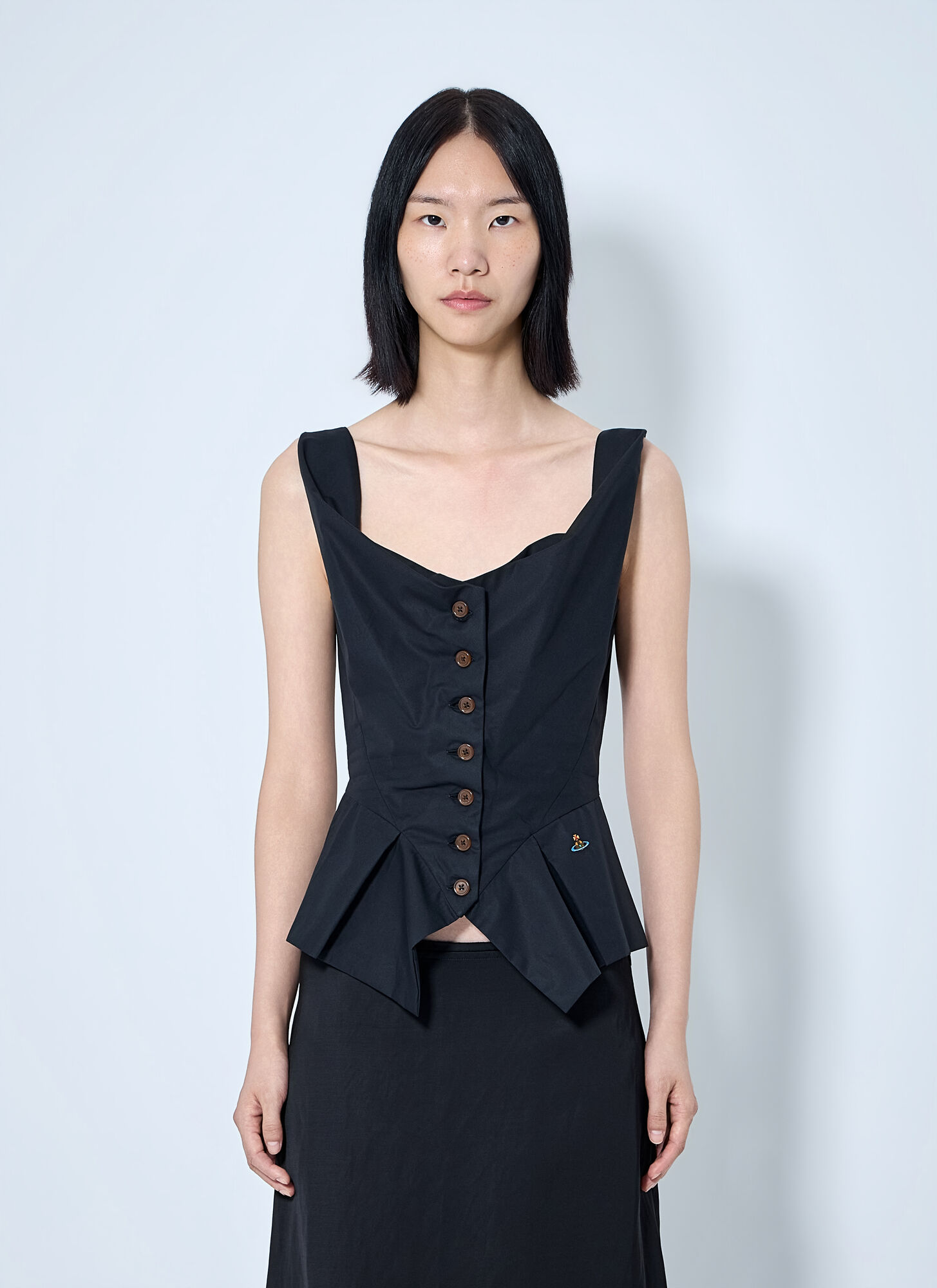 Vivienne Westwood Women's Black Monday Vest - Woman Tops It - 44