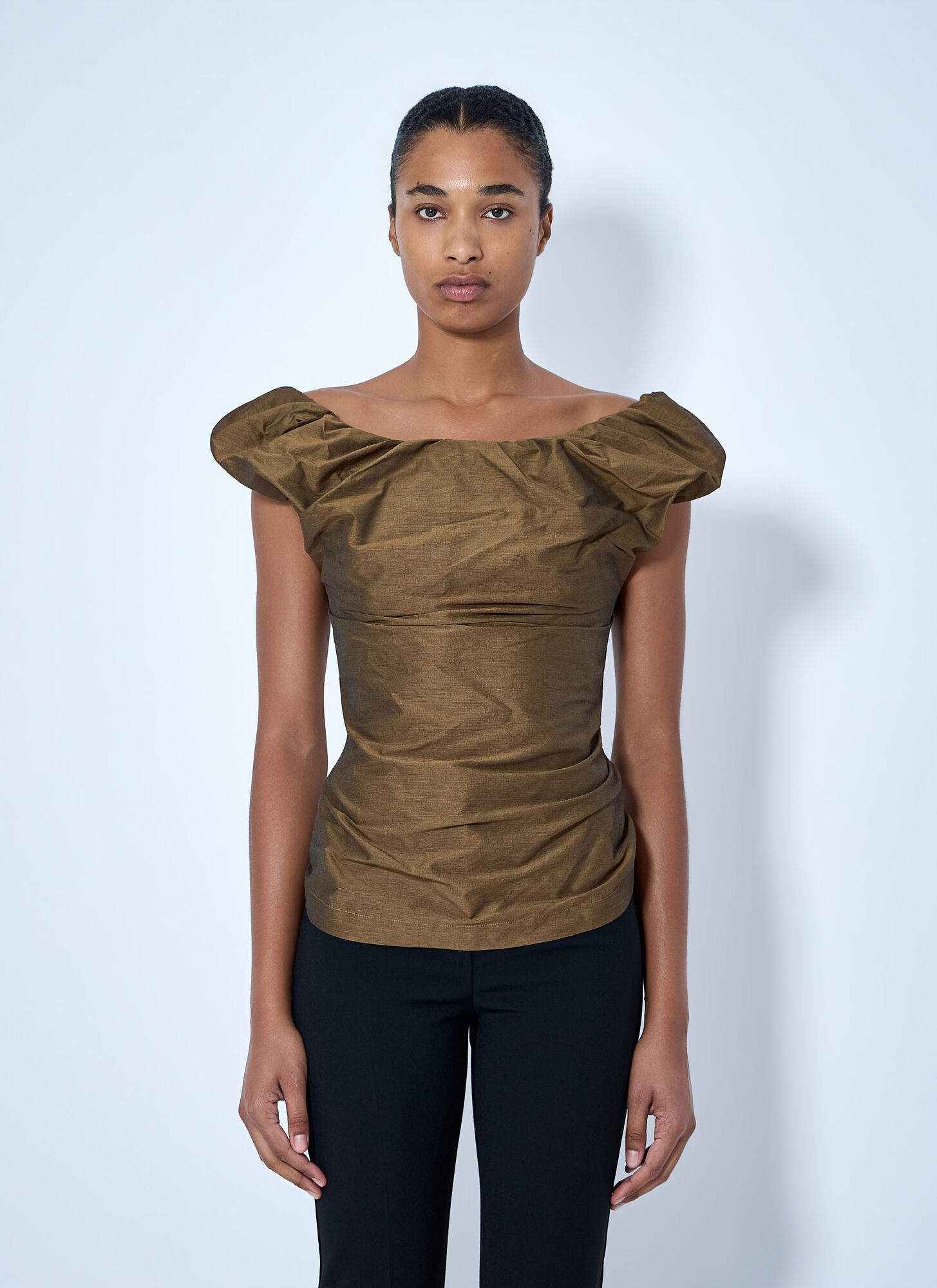 Vivienne Westwood Women's Brown Ginnie Top - Woman Tops It - 38