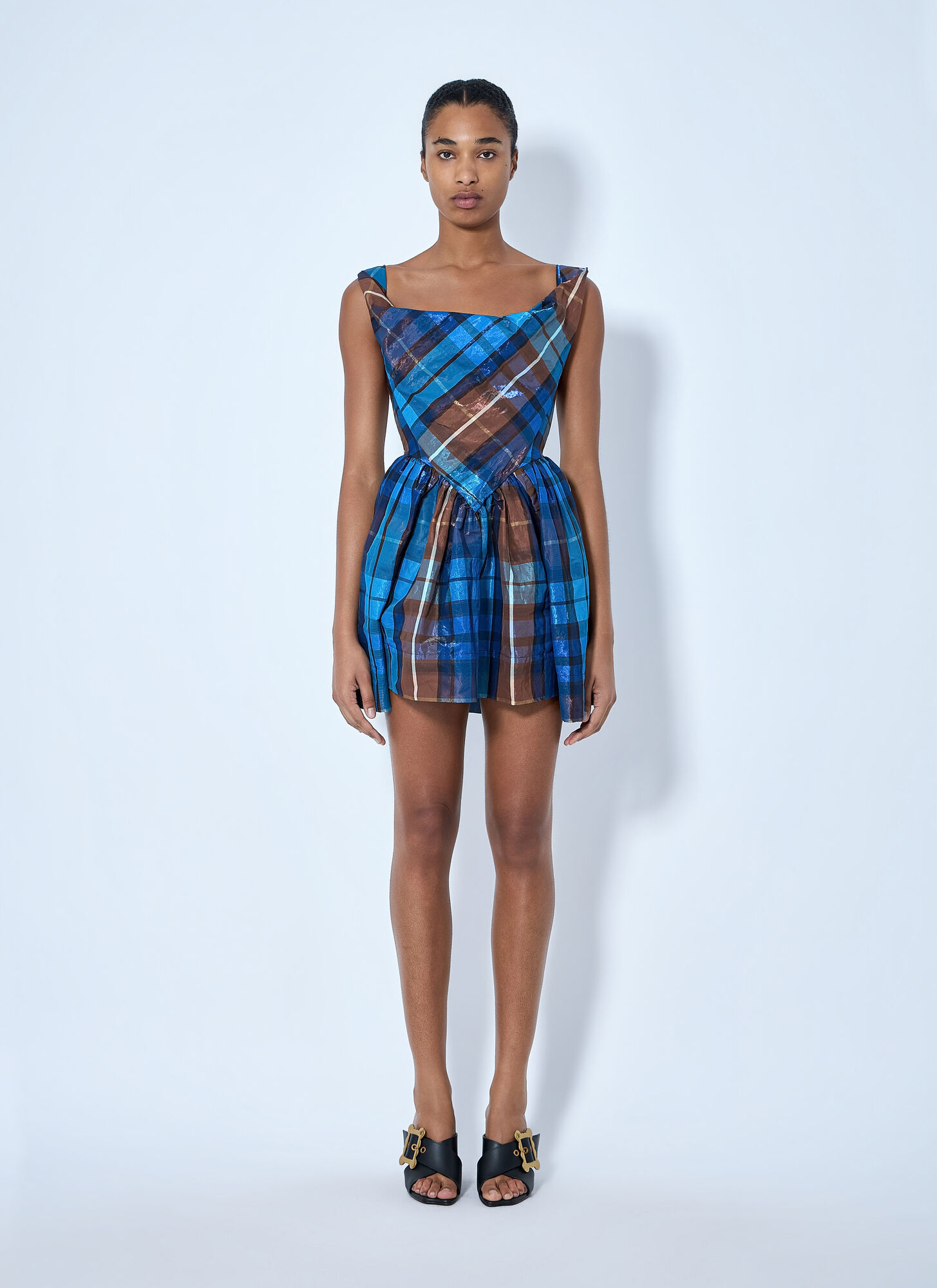 Vivienne Westwood Women's Blue Mini Sunday Dress - Woman Dresses It - 40