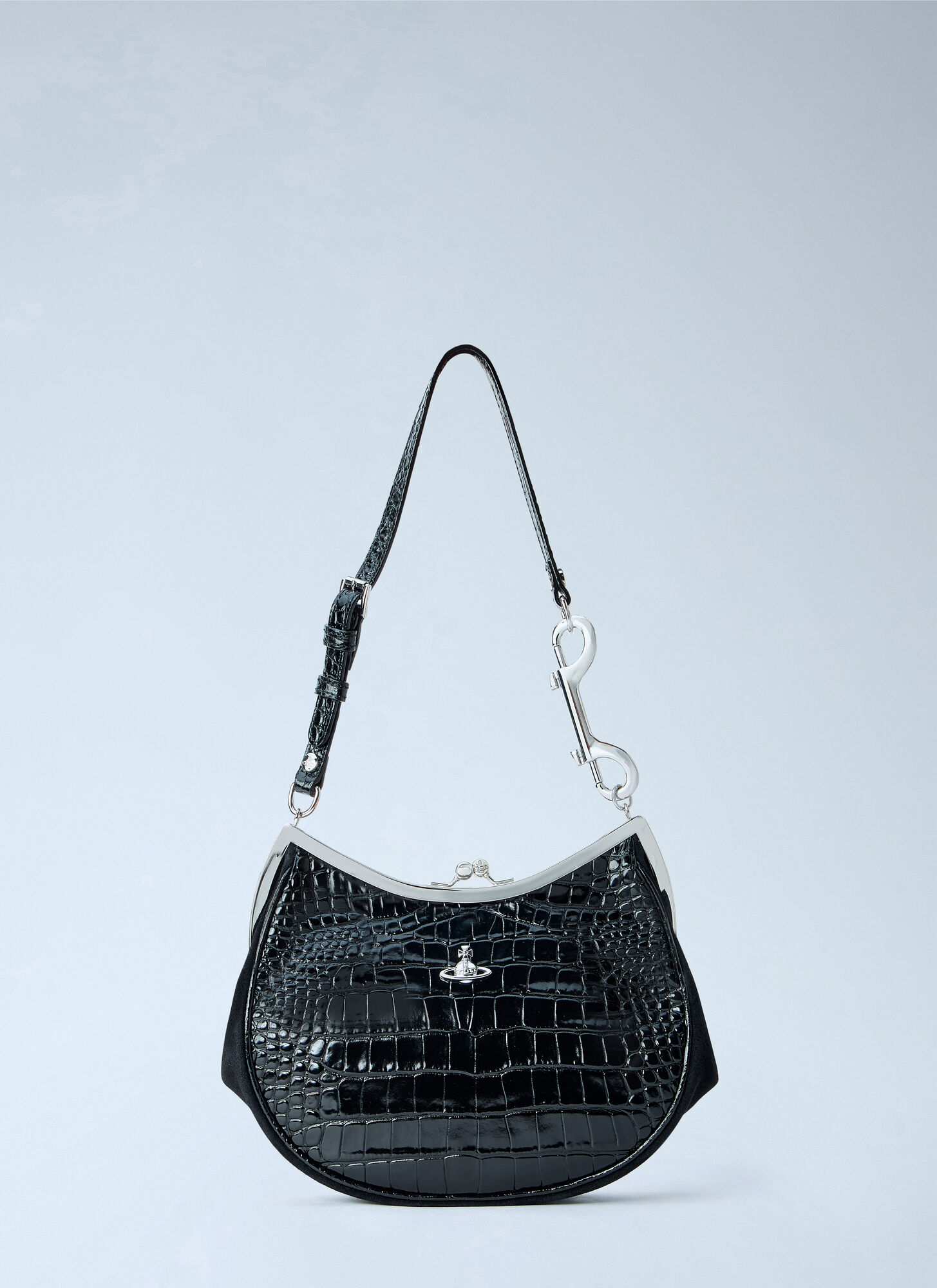 Vivienne Westwood Women's Black Charm Frame Purse - Woman Shoulder Bags One Size