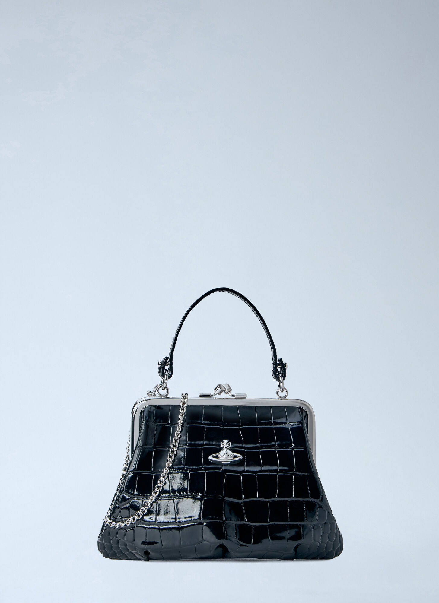 Vivienne Westwood Women's Black Granny Frame Purse - Woman Clutch Bags One Size