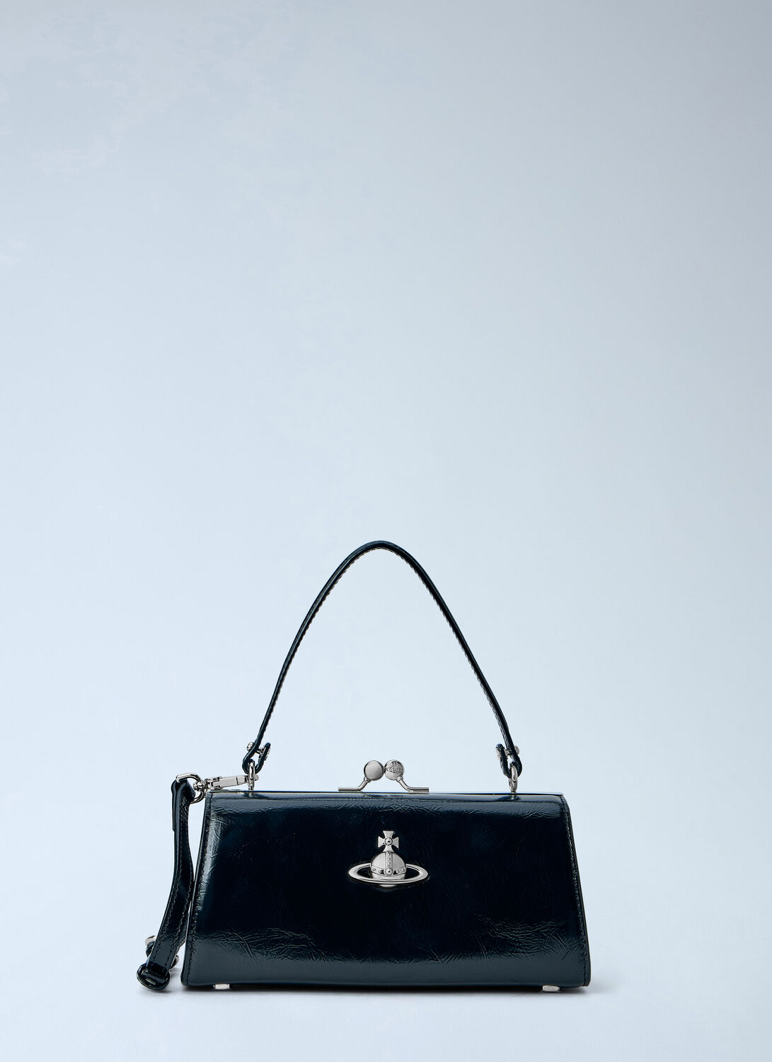 Vivienne Westwood Doll Xl Frame Purse - Woman Handbags Black One Size