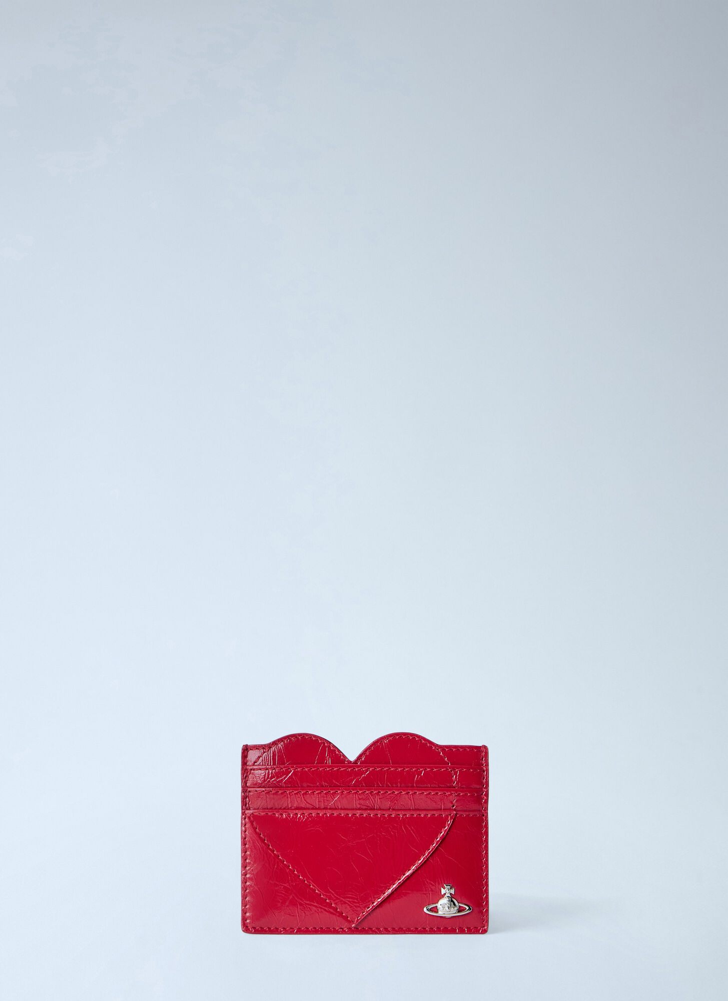 Vivienne Westwood Women's Red Heart Card Holder - Woman Wallets & Cardholders One Size
