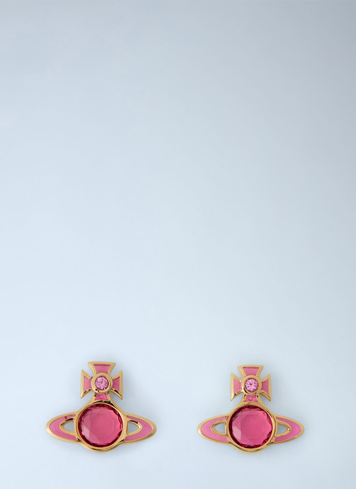 Vivienne Westwood Unisex Rosa - Beatrix Earrings, Size: One Size