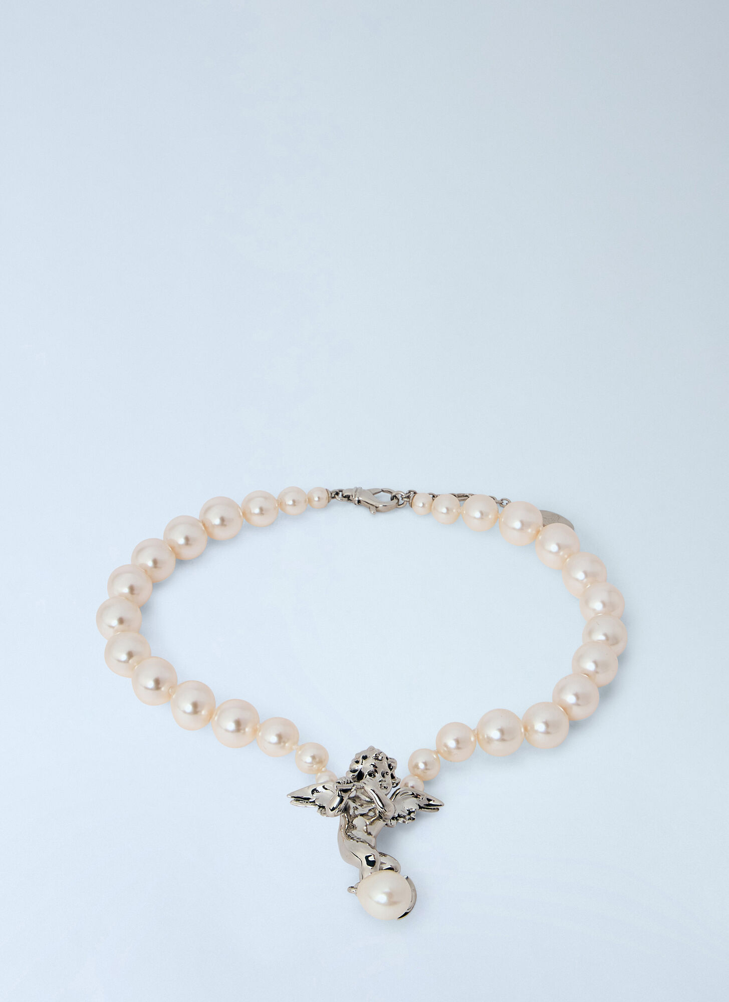 Vivienne Westwood Putti Large Pearl Necklace - Female - Necklaces - White - One Size - Accessories - Image 2