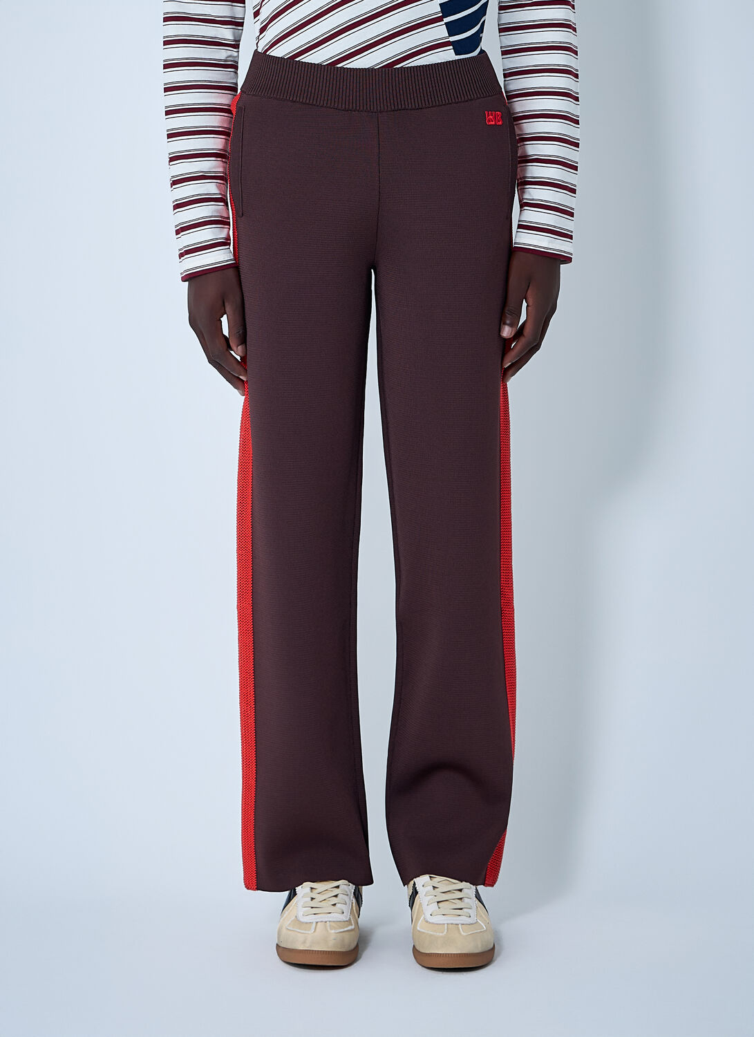 Wales Bonner Tide Track Pants In Brown
