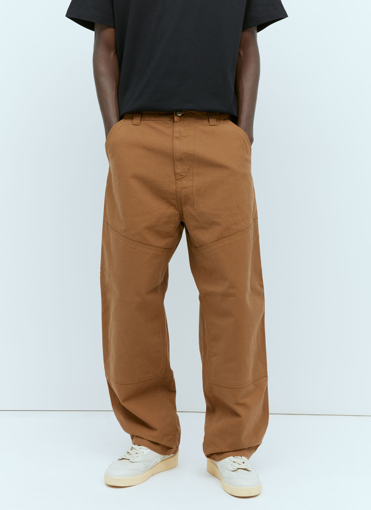 Carhartt Wip Wide Panel Pants - Man Pants Brown L - Immagine 1