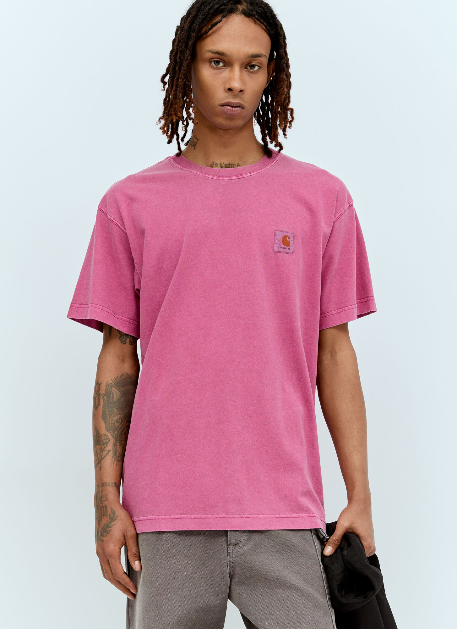 Shop Carhartt Nelson T-shirt In Pink