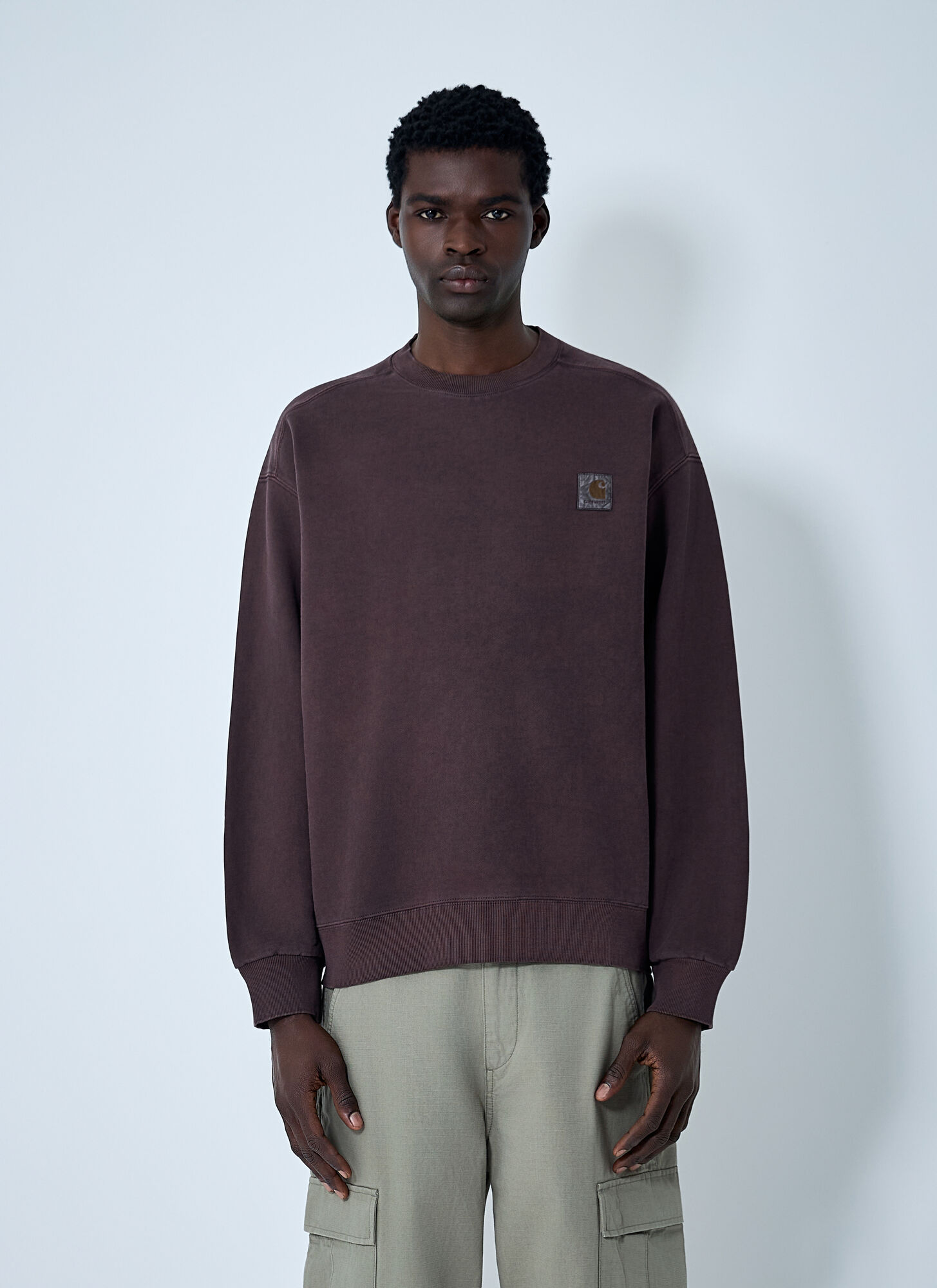 Carhartt Vista Cotton Sweatshirt In Purple