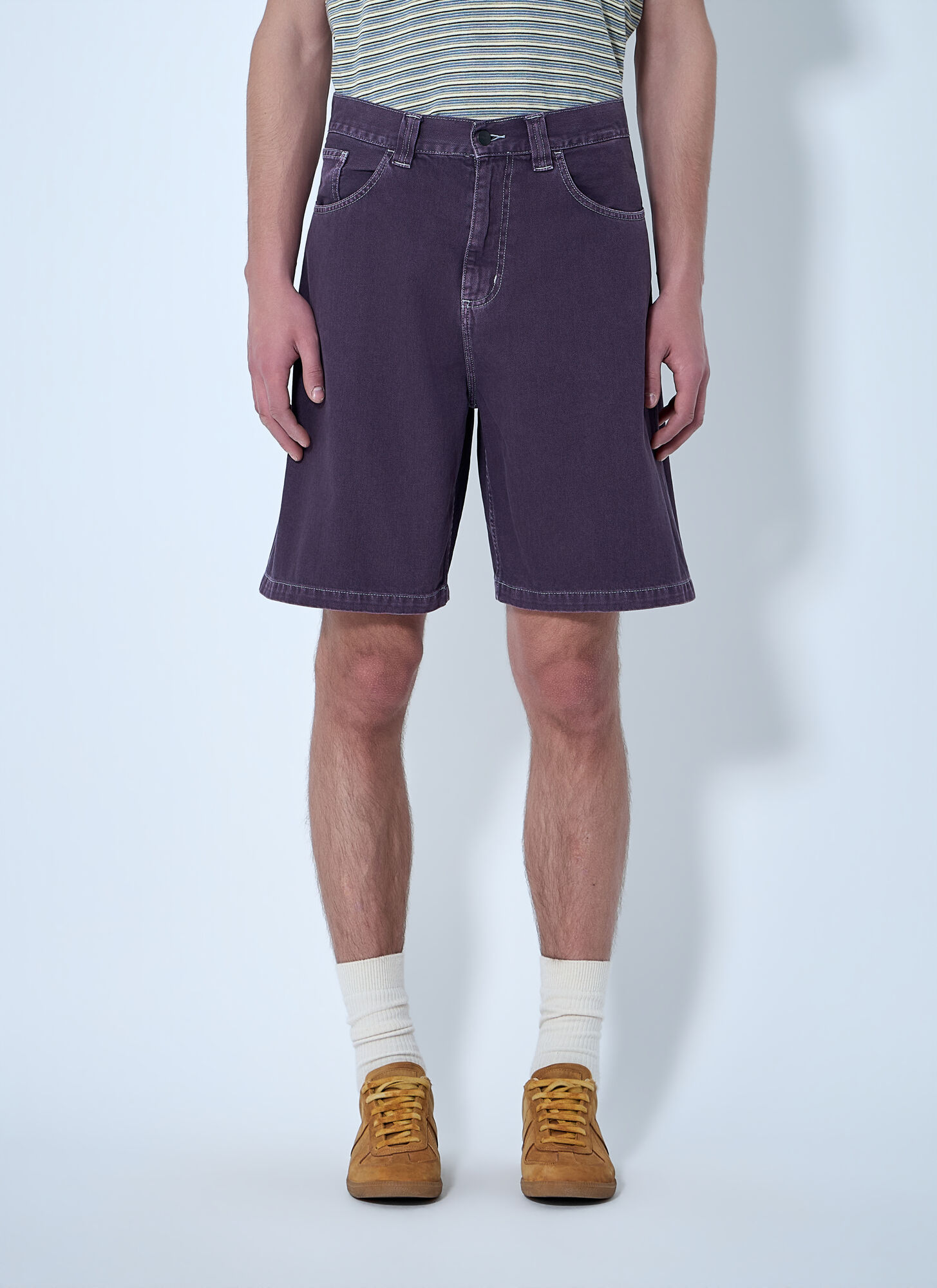 Carhartt Wip Men's Purple Brandon Shorts - Man Shorts M