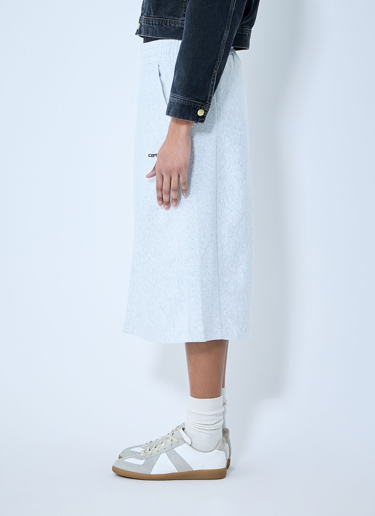  Carhartt Wip Carhartt Wip W' American Script Sweat - Frau Röcke White S 
