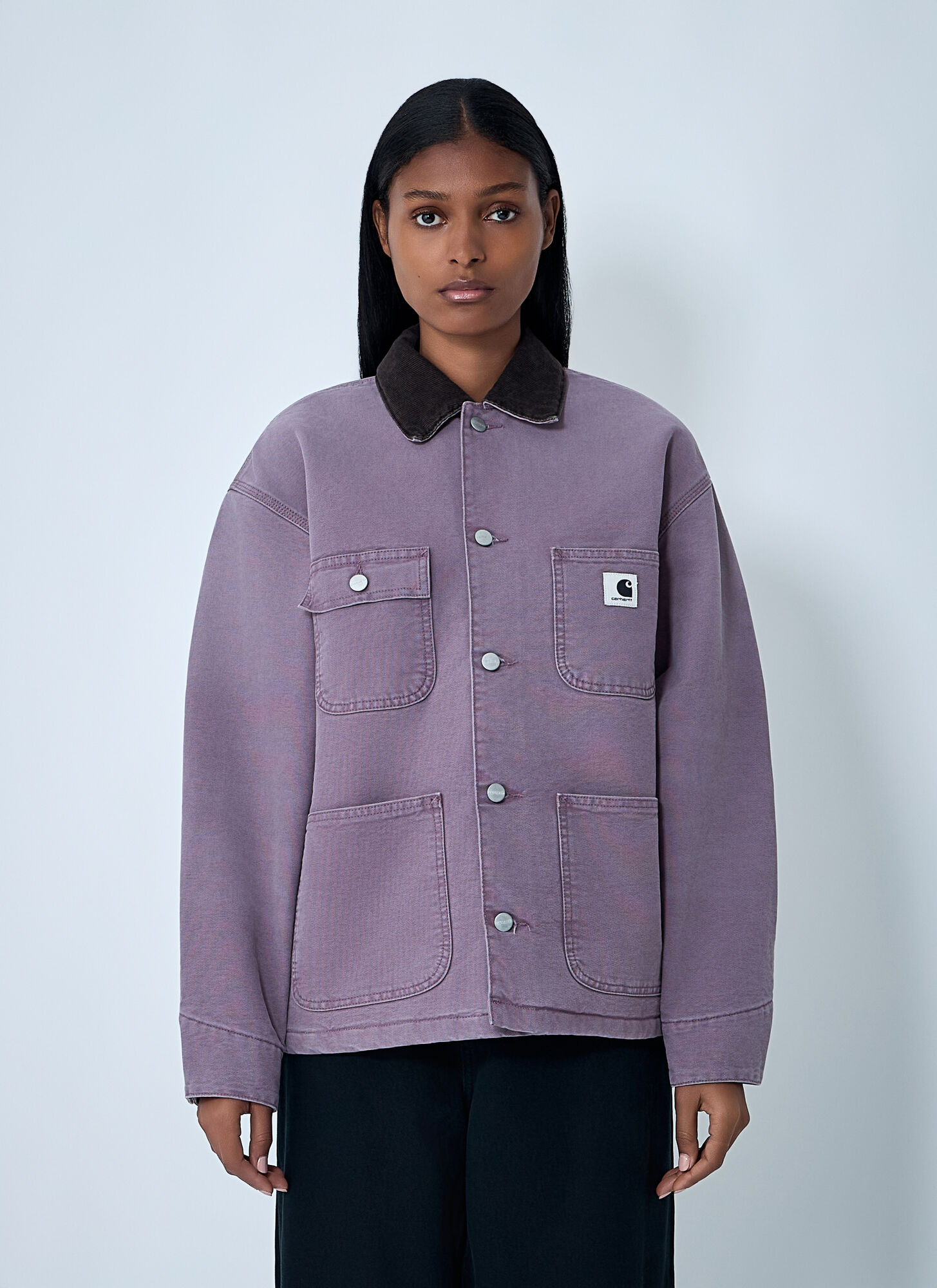 Carhartt Og Michigan Coat 'dearborn' Canvas In Purple