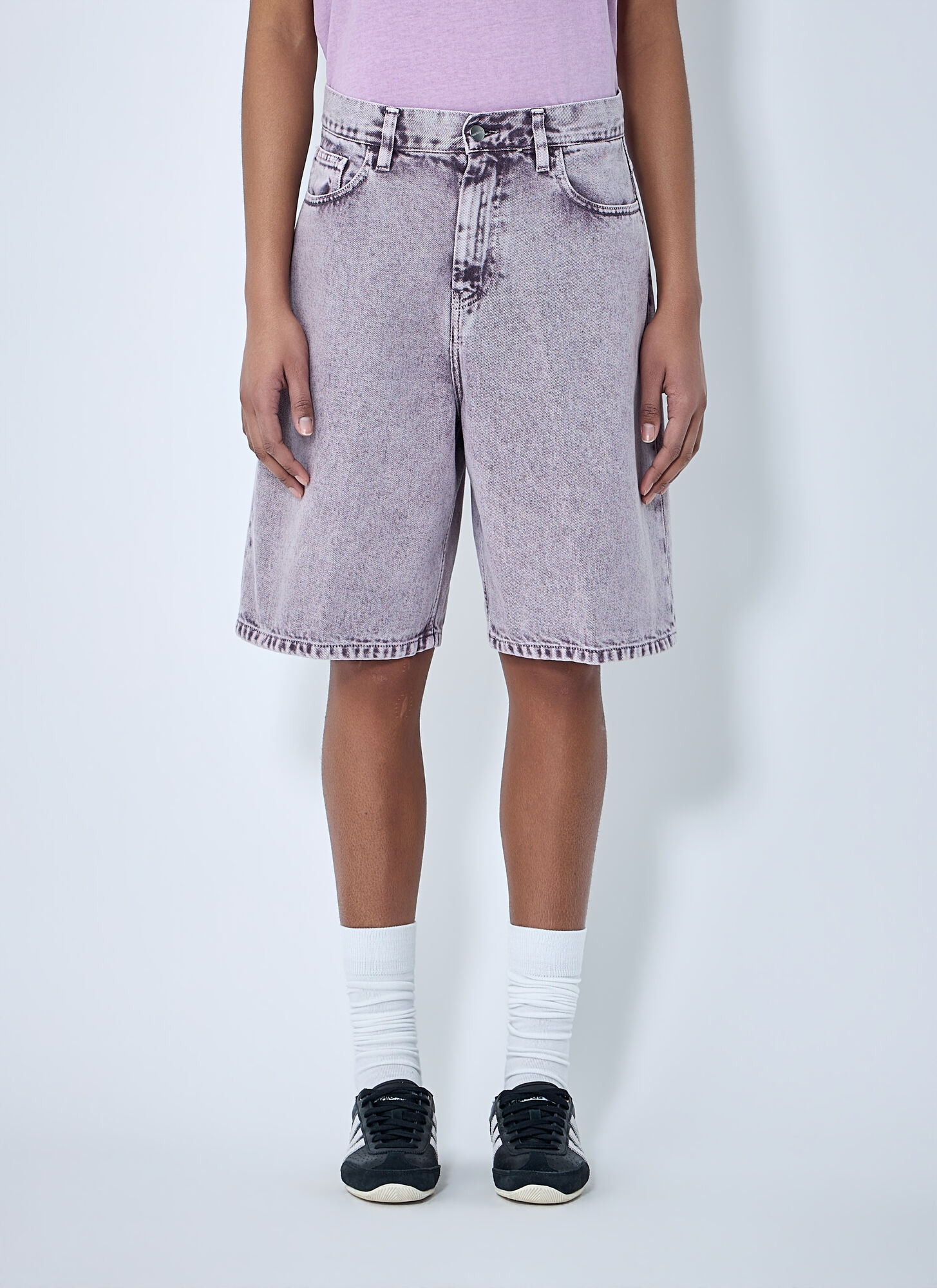 Carhartt Wip Women's Purple W' Brandon Shorts - Woman Shorts Xs