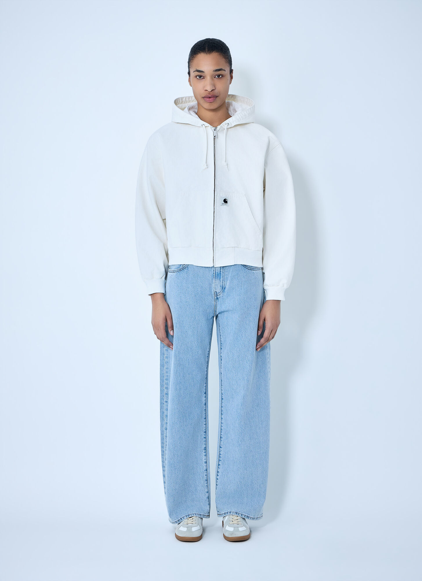  Carhartt Wip Carhartt Wip Og Active Jacket - Frau Sweatshirts White Xs 