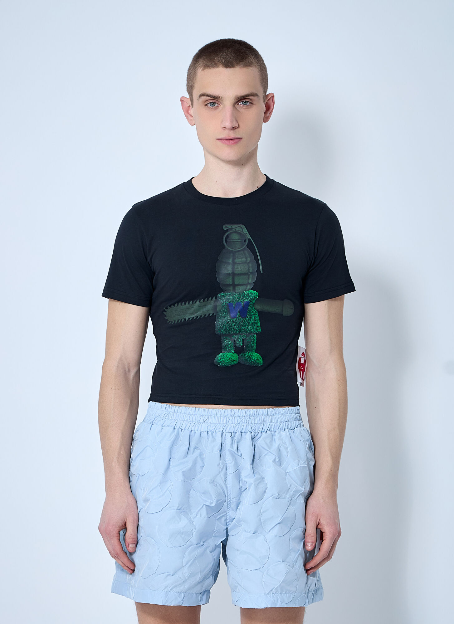 Walter Van Beirendonck Toyterror Micro T-shirt In Black
