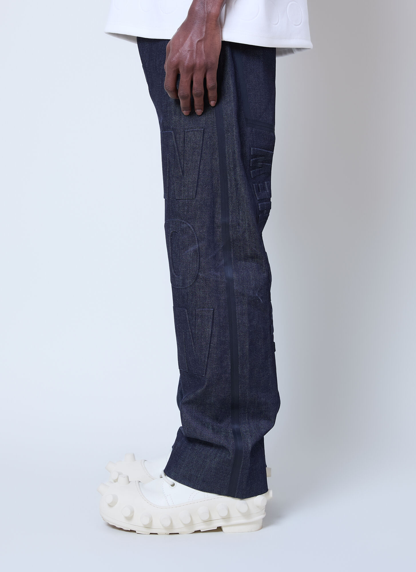  Walter Van Beirendonck X G-star Walter Van Beirendonck X G-star Embossed Denim Jeans - Mann Jeans Blue 34 