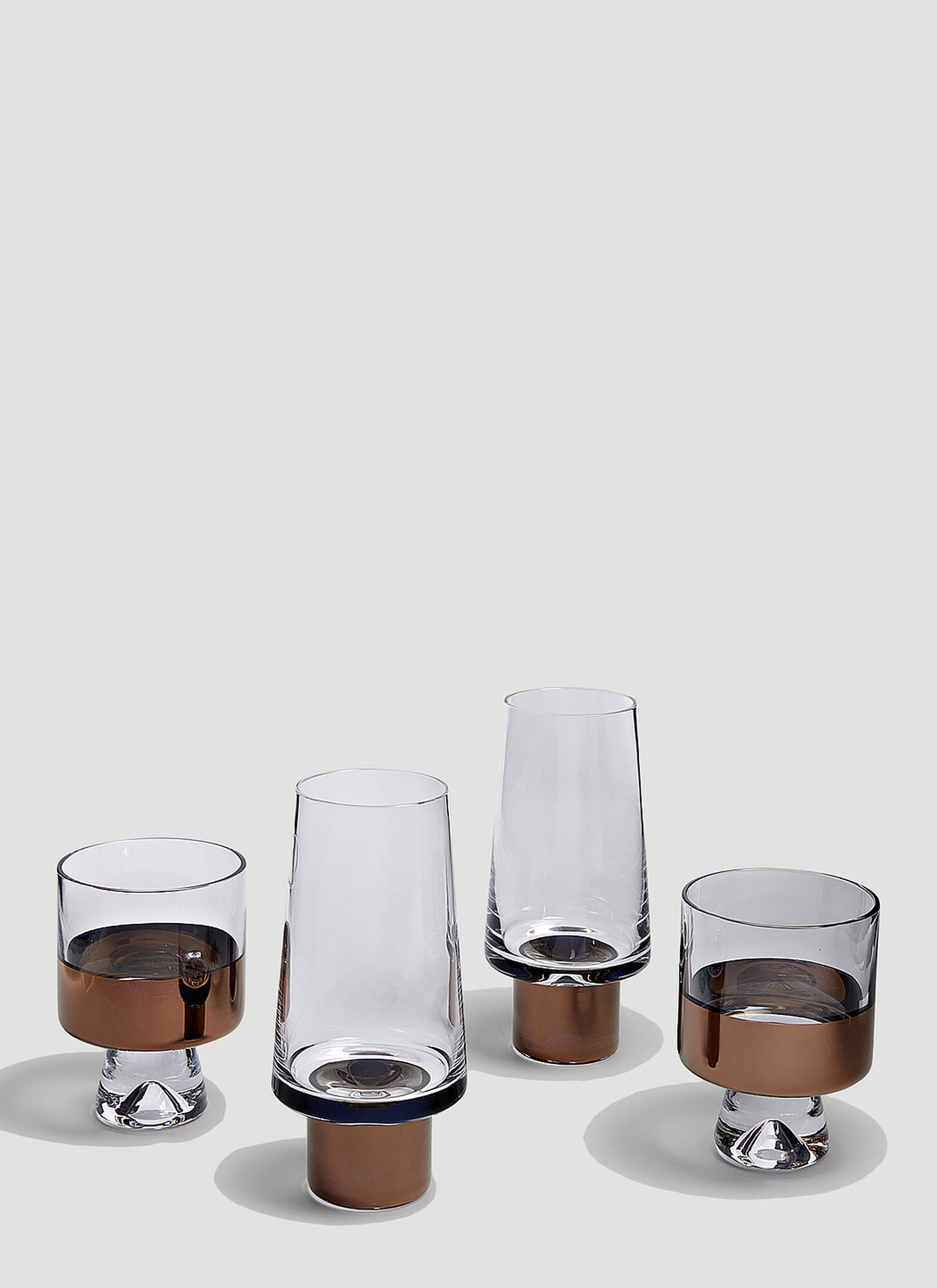  Tom Dixon Tom Dixon Tank Low Ball Glasses -  Kitchen Clear One Size 