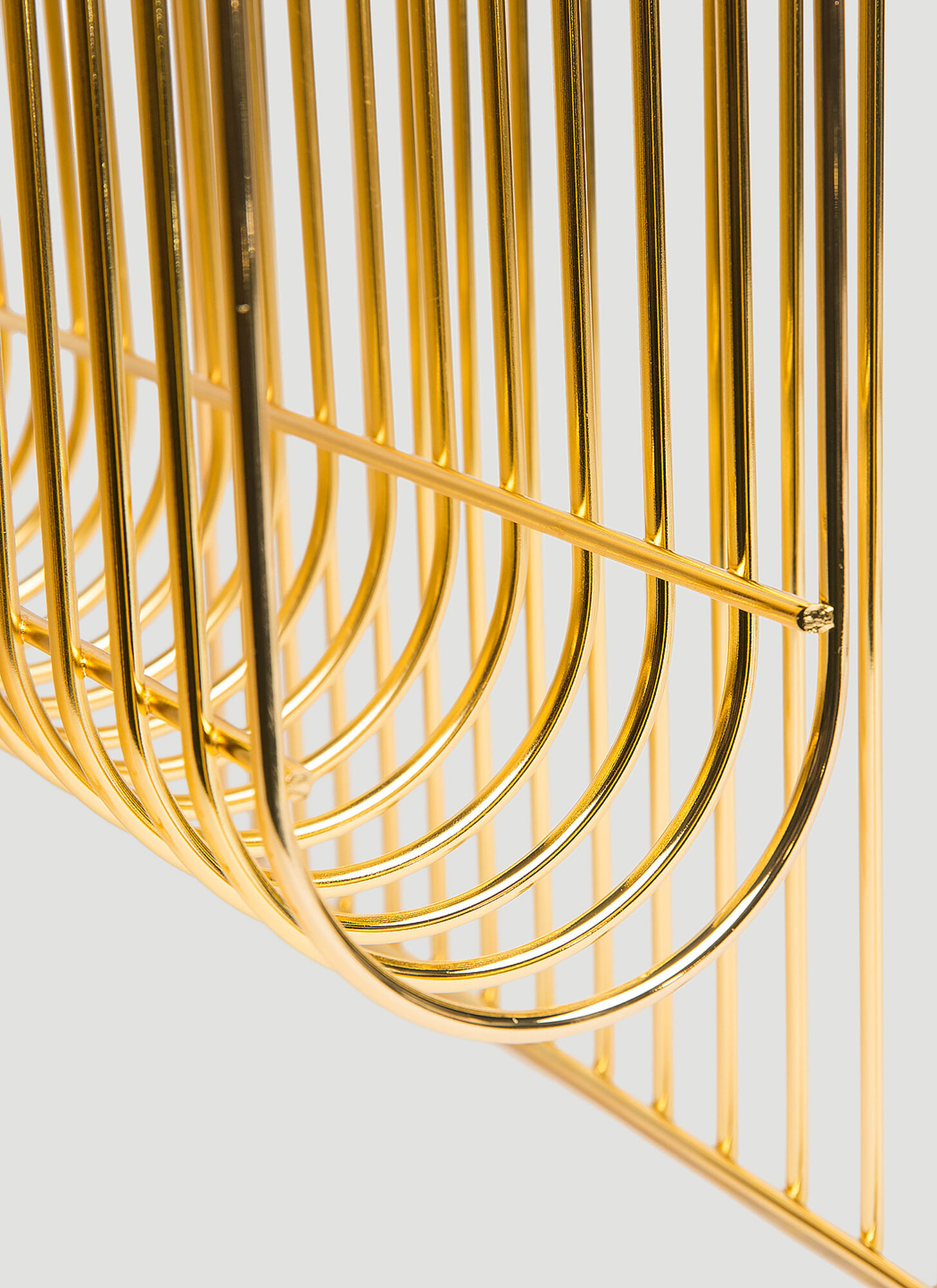  Aytm Aytm Curva Magazine Holder -  Furniture Gold One Size 