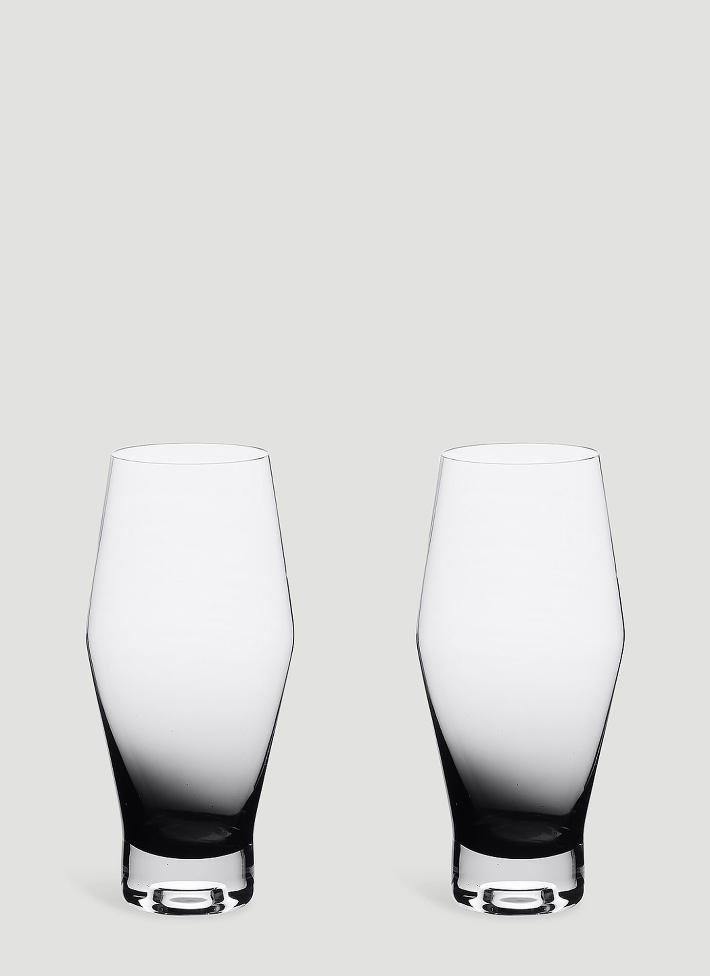 Shop Tom Dixon Tank Set-of-two Glasses In Black