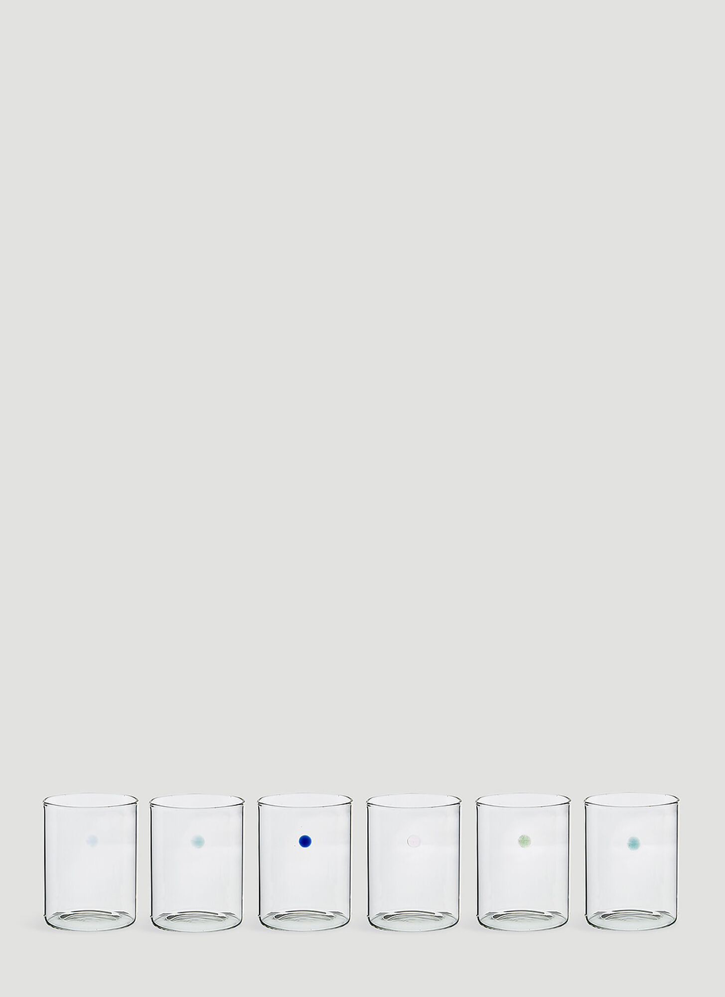 Ichendorf Milano White Soleils Water Glass Set - Glassware One Size