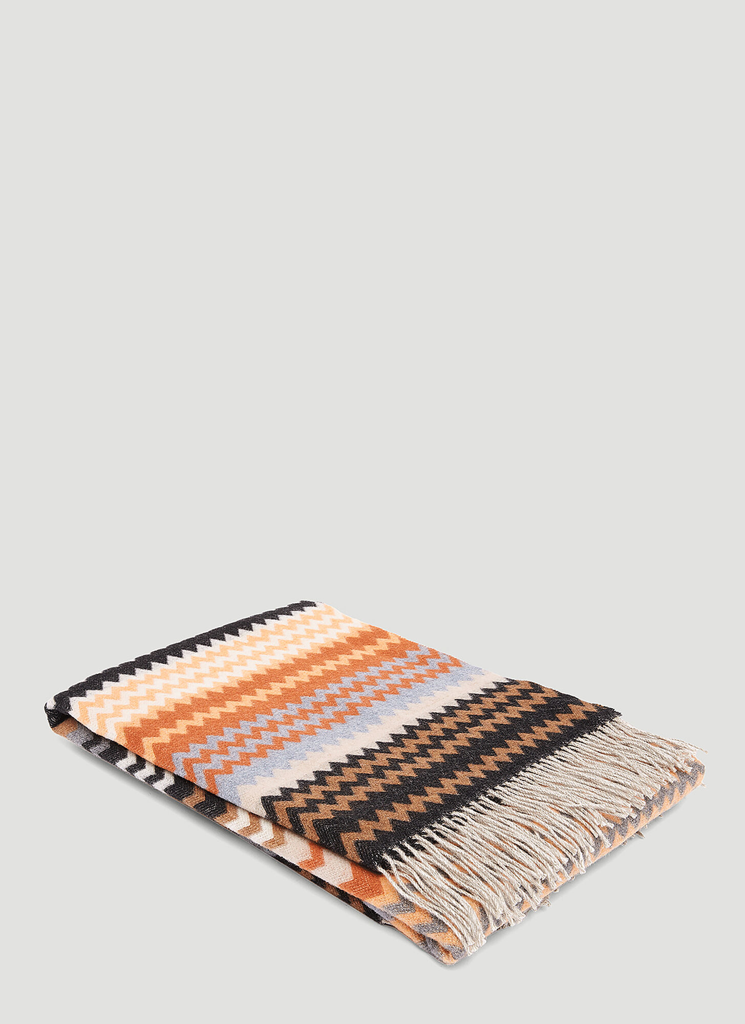 Missoni Home Unisex Black Humbert Throw - Textiles One Size