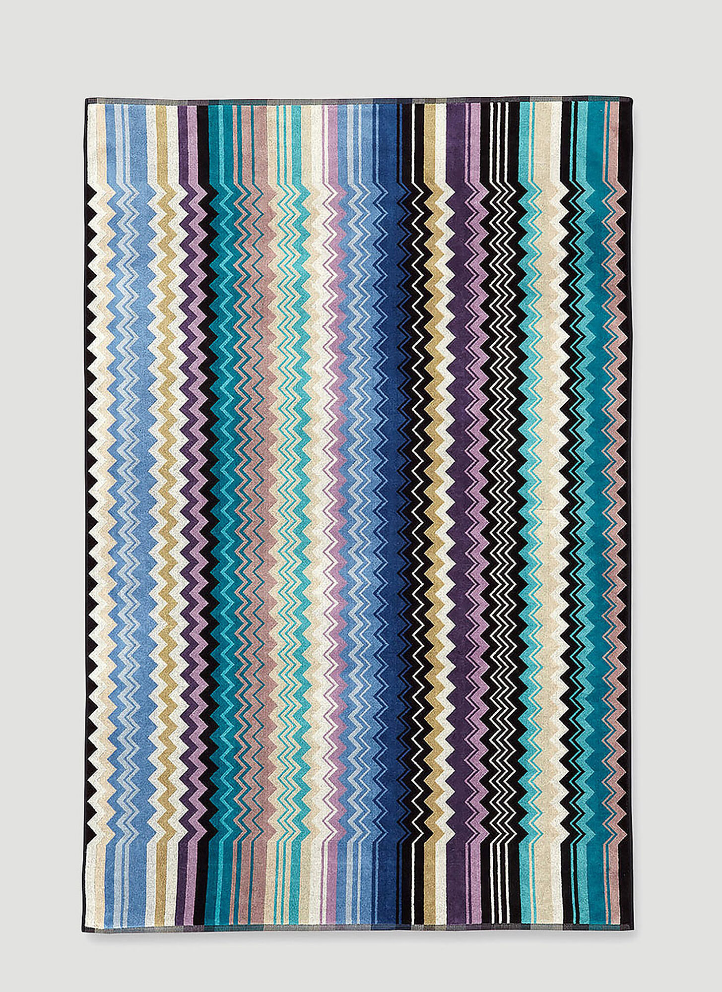 Missoni Home Unisex Blue Giacomo Bath Towel - Textiles One Size