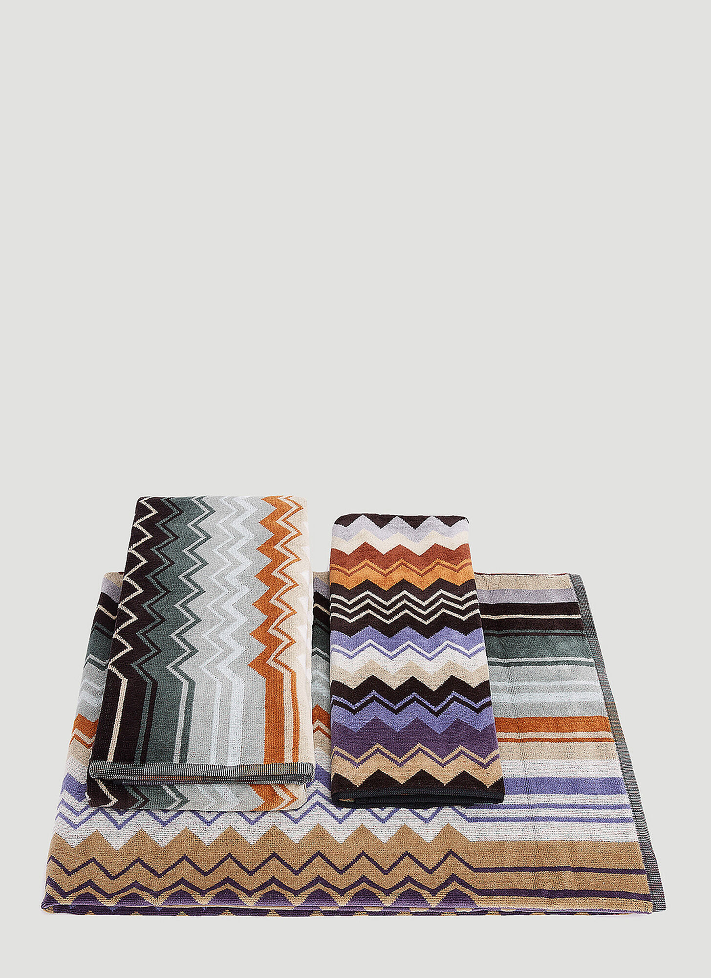  Missoni Home Missoni Home Giacomo Set Of Five Towel -  Textiles Green One Size 