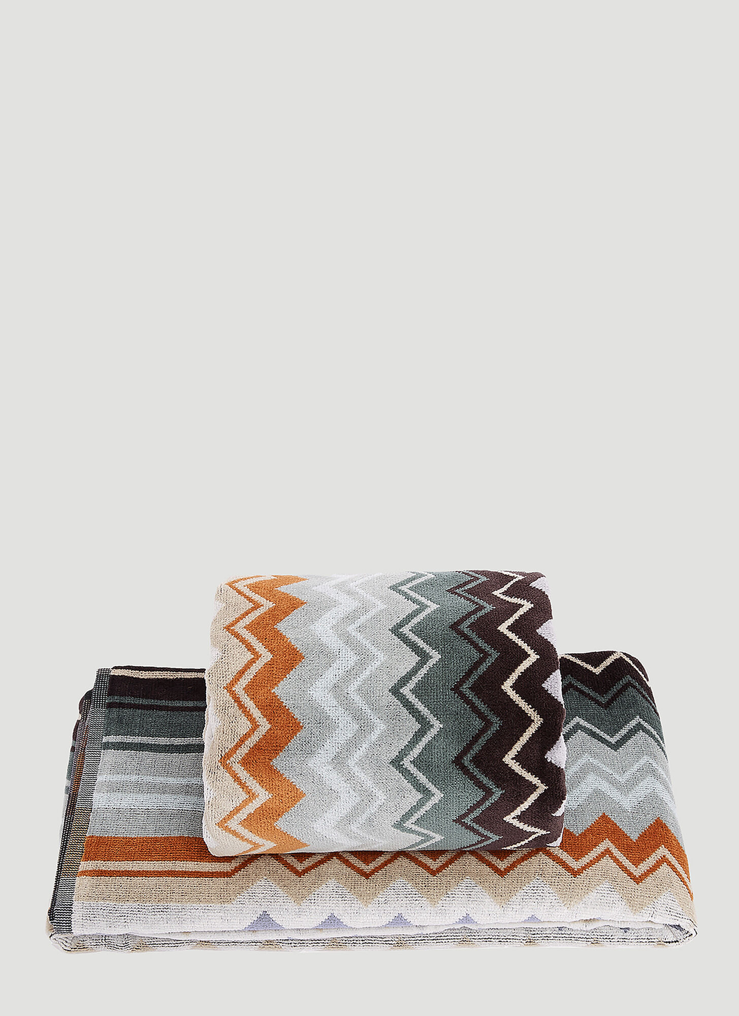  Missoni Home Missoni Home Giacomo Set Of Five Towel -  Textiles Green One Size 