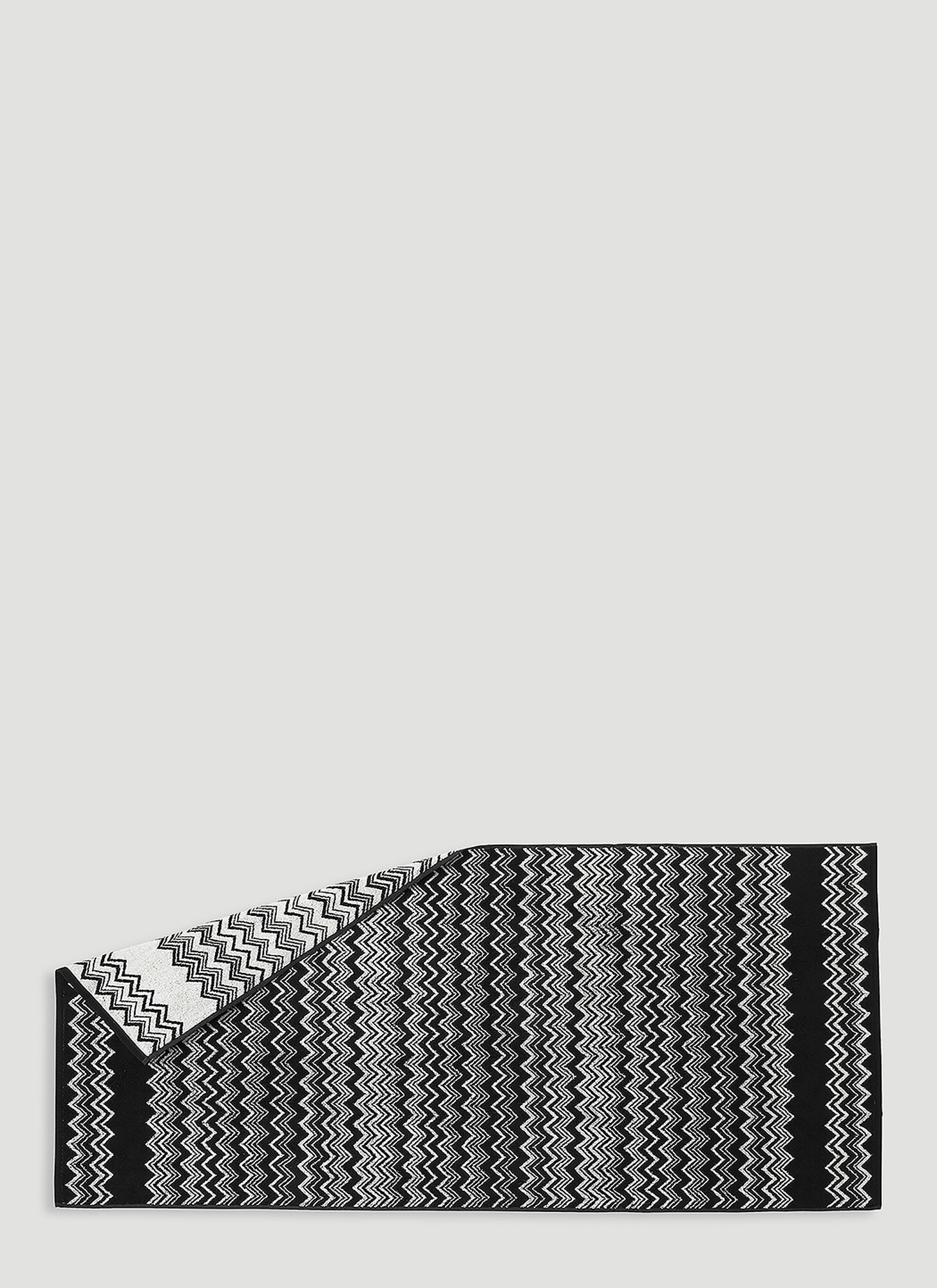 Missoni Home Unisex Black Keith Bath Towel - Textiles One Size
