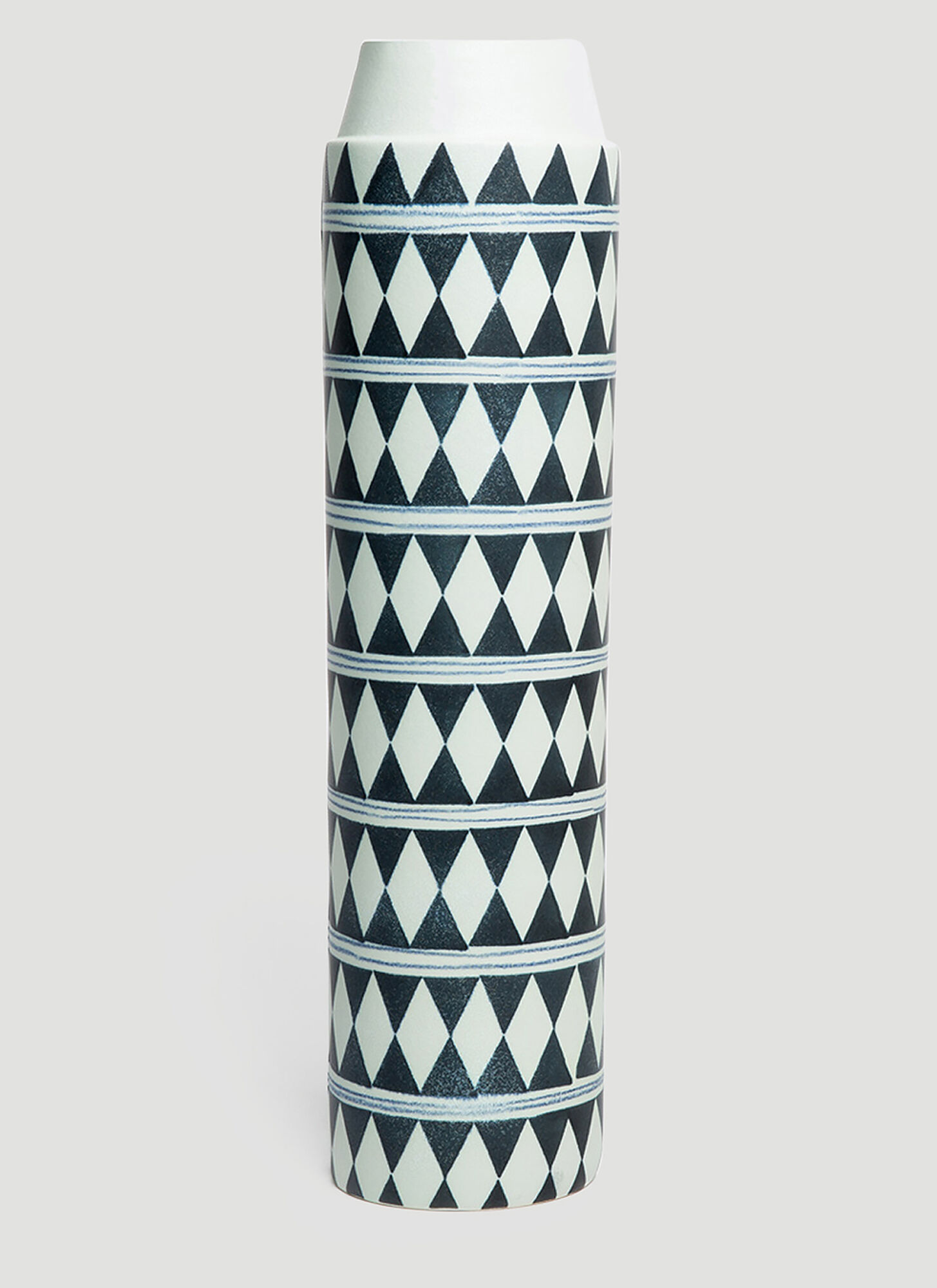  L'objet L'objet Tribal Diamond Collar Vase -  Vases Black One Size 