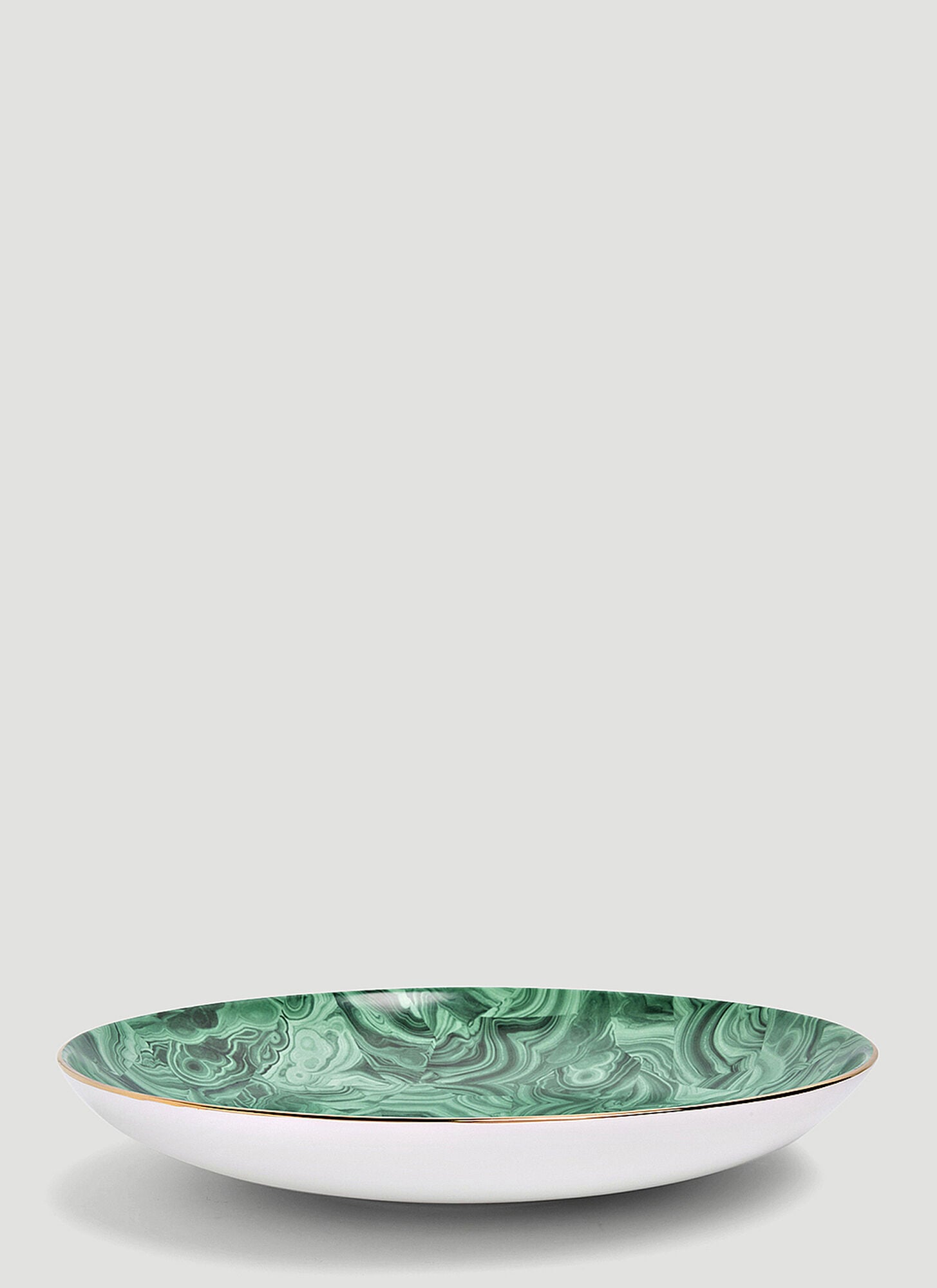  L'objet L'objet Malachite Round Platter -  Kitchen Green One Size 