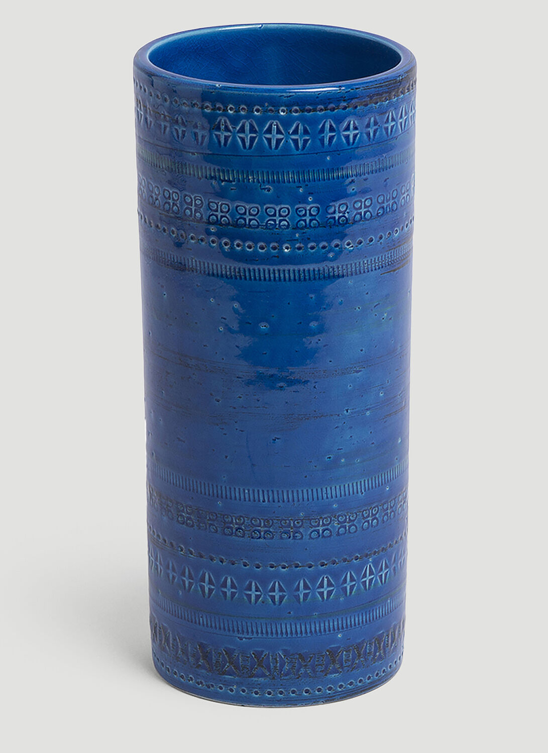 Shop Bitossi Ceramiche Rimini Vase In Blue