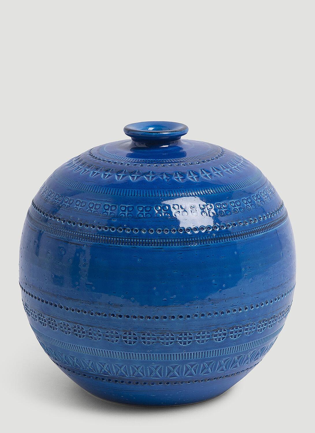 Bitossi Ceramiche Rimini Bowl Vase In Blue