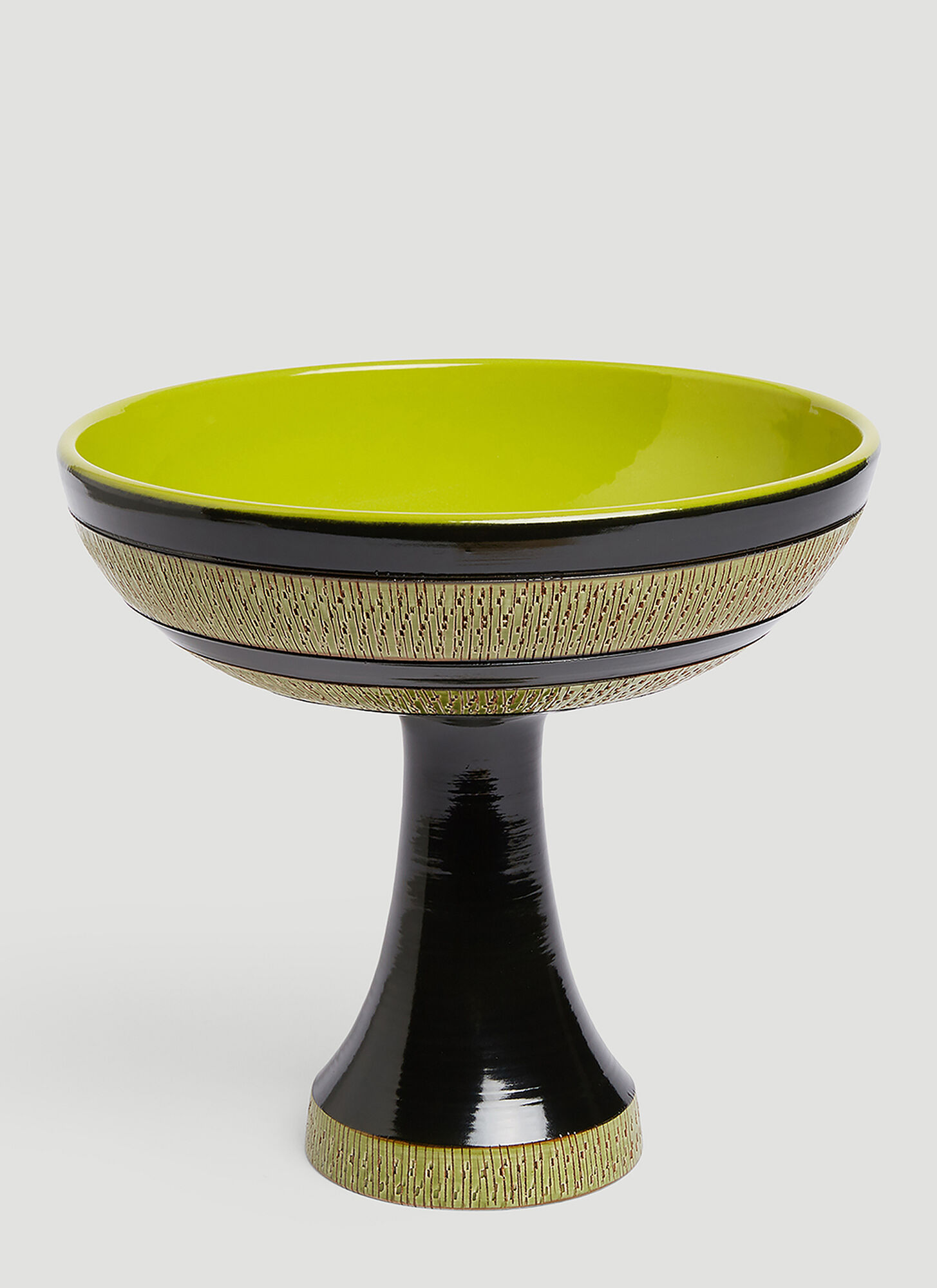 Bitossi Ceramiche Unisex Black Raised Bowl - Ceramics One Size