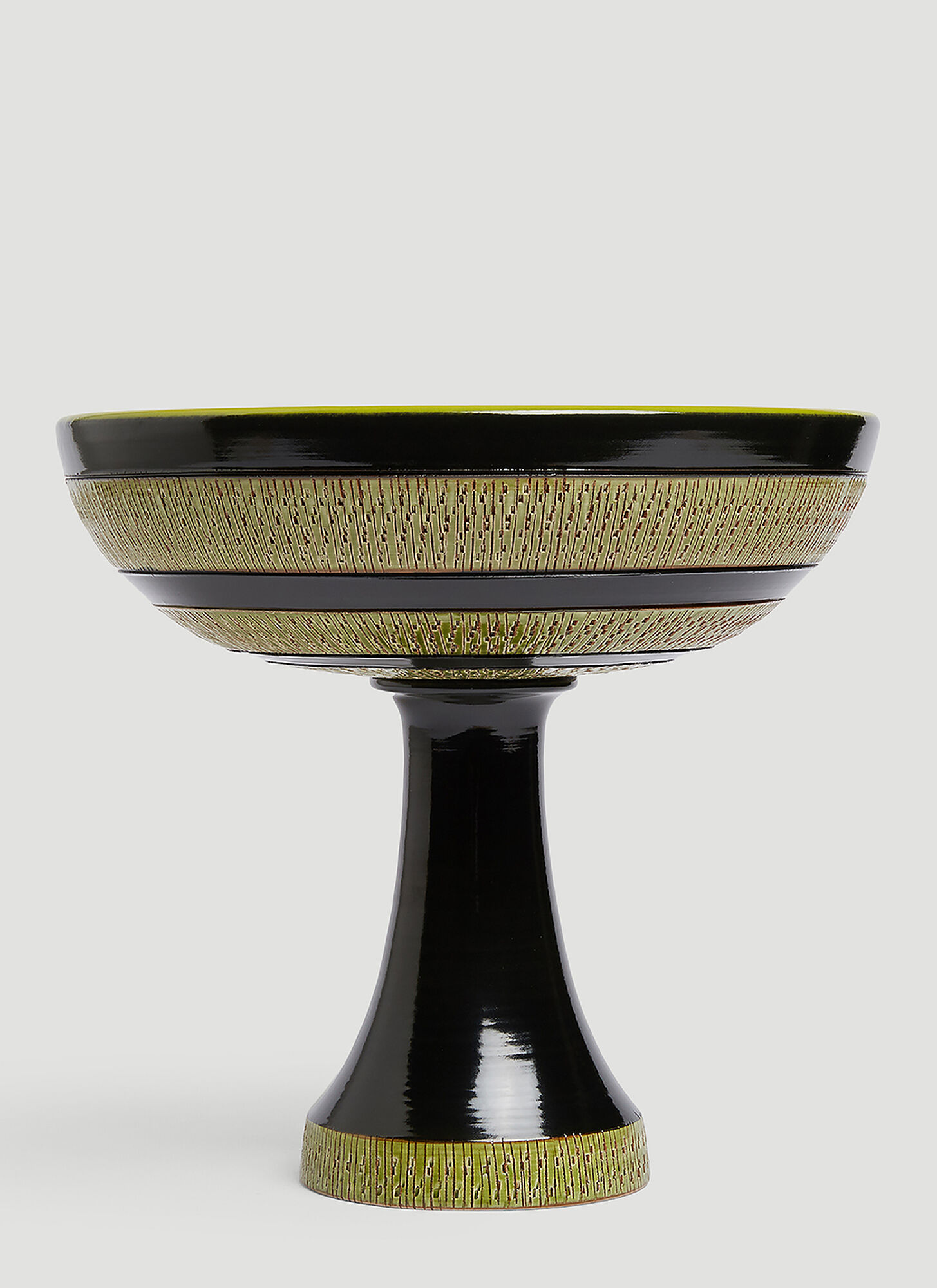  Bitossi Ceramiche Bitossi Ceramiche Raised Bowl -  Ceramics Black One Size 