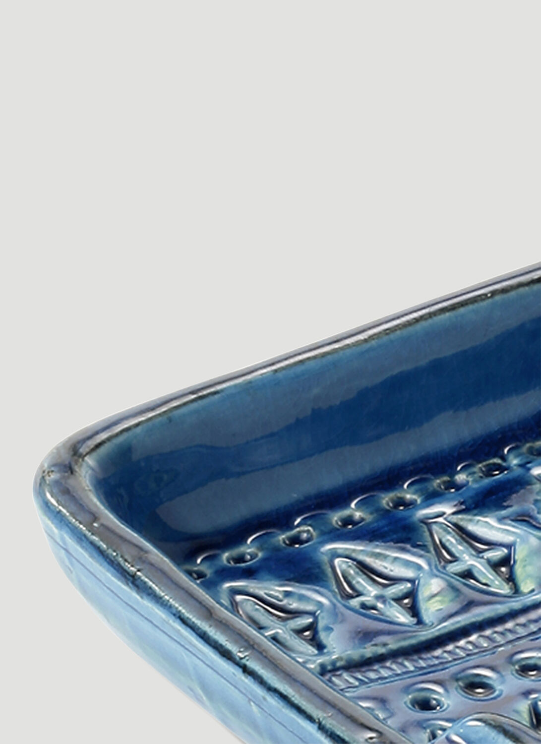  Bitossi Ceramiche Bitossi Ceramiche Rimini Blu Squared Ashtray -  Ceramics Blue One Size 