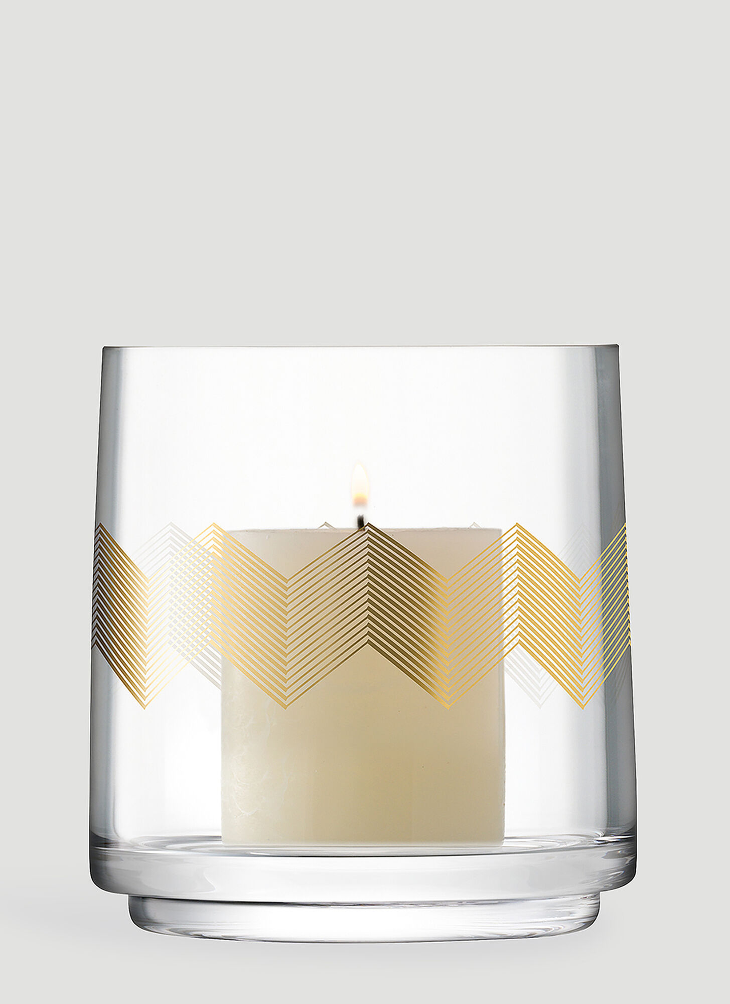  Lsa International Lsa International Chevron Lantern And Vase -  Vases Gold One Size 
